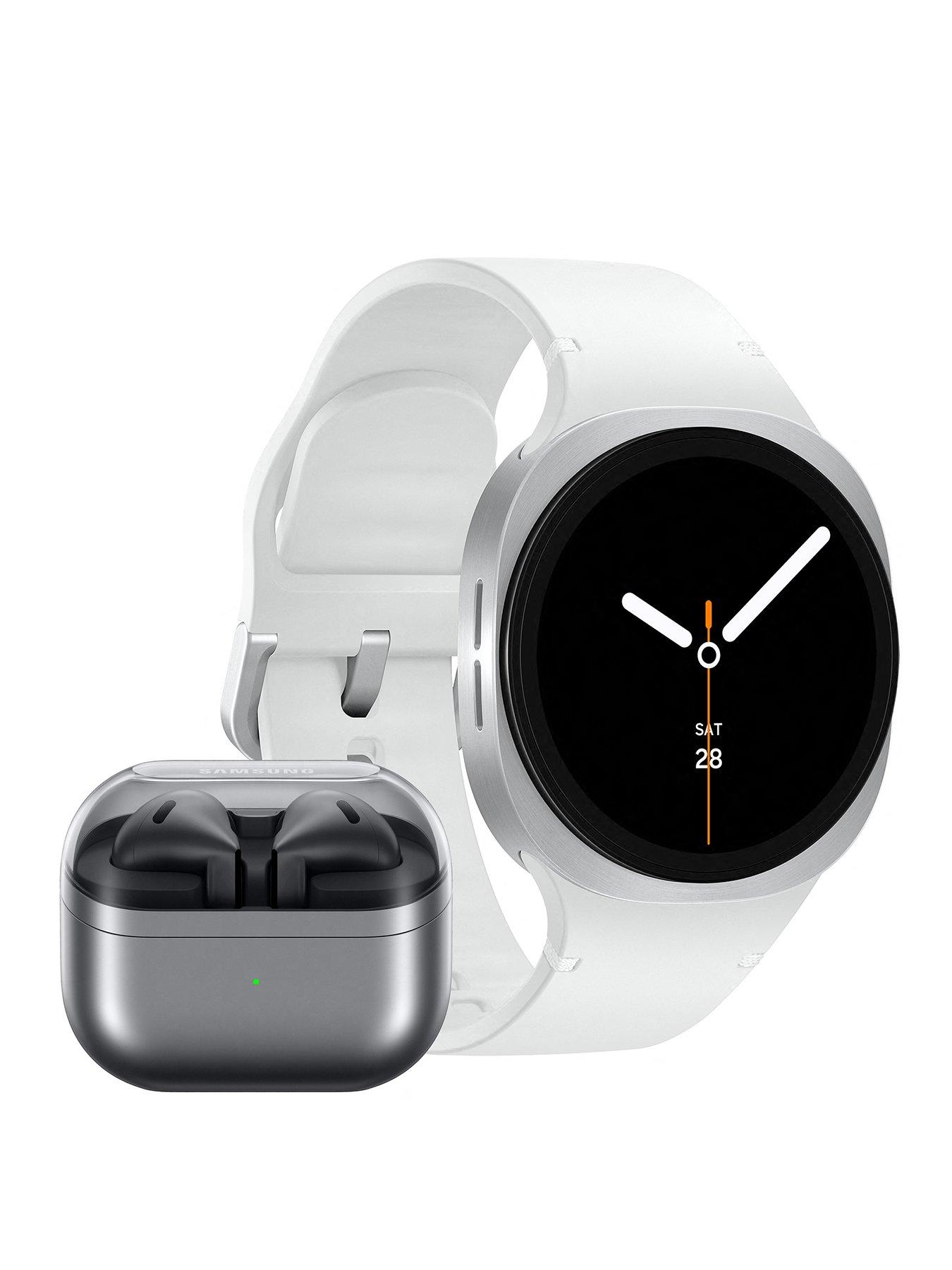 undefined Galaxy Watch8 44mm LTE Silver and Buds3 Silver, with Galaxy AI