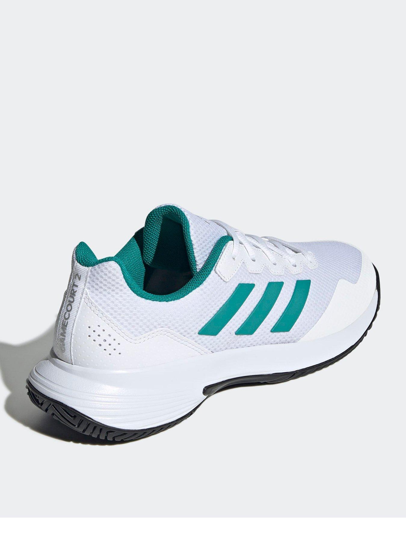 Image 3 of 6 of adidas Mens Tennis Gamecourt 2 Shoe - White