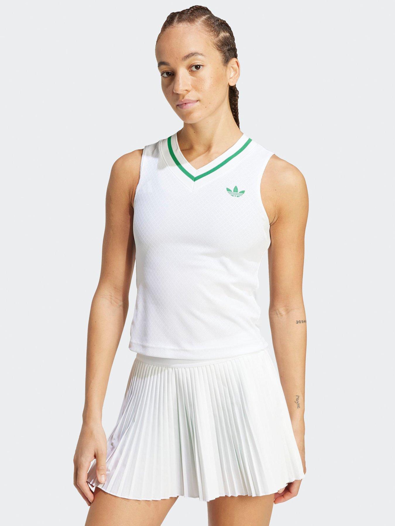 Image 1 of 5 of adidas Womens Tennis Pro Tank - White