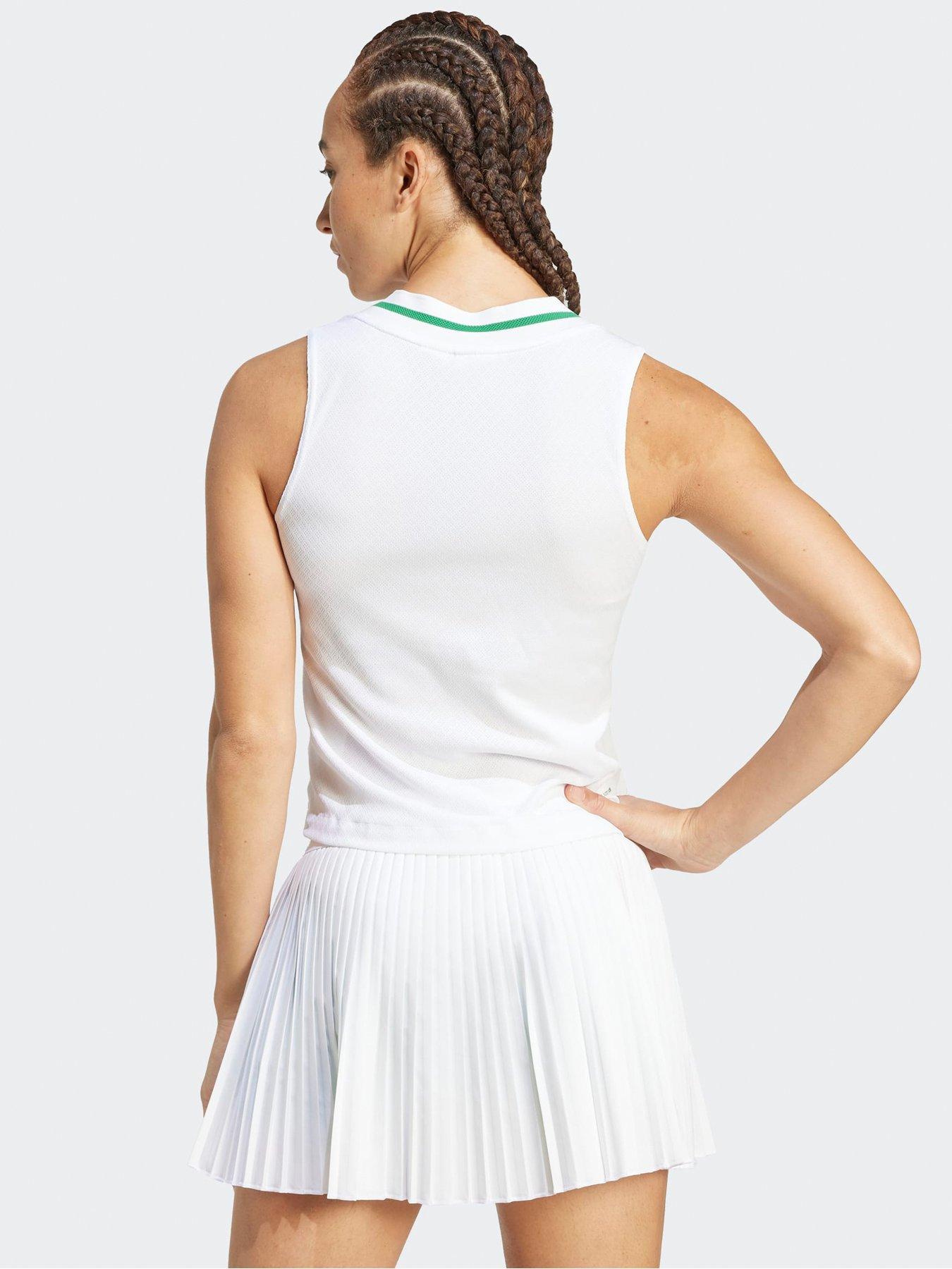Image 2 of 5 of adidas Womens Tennis Pro Tank - White