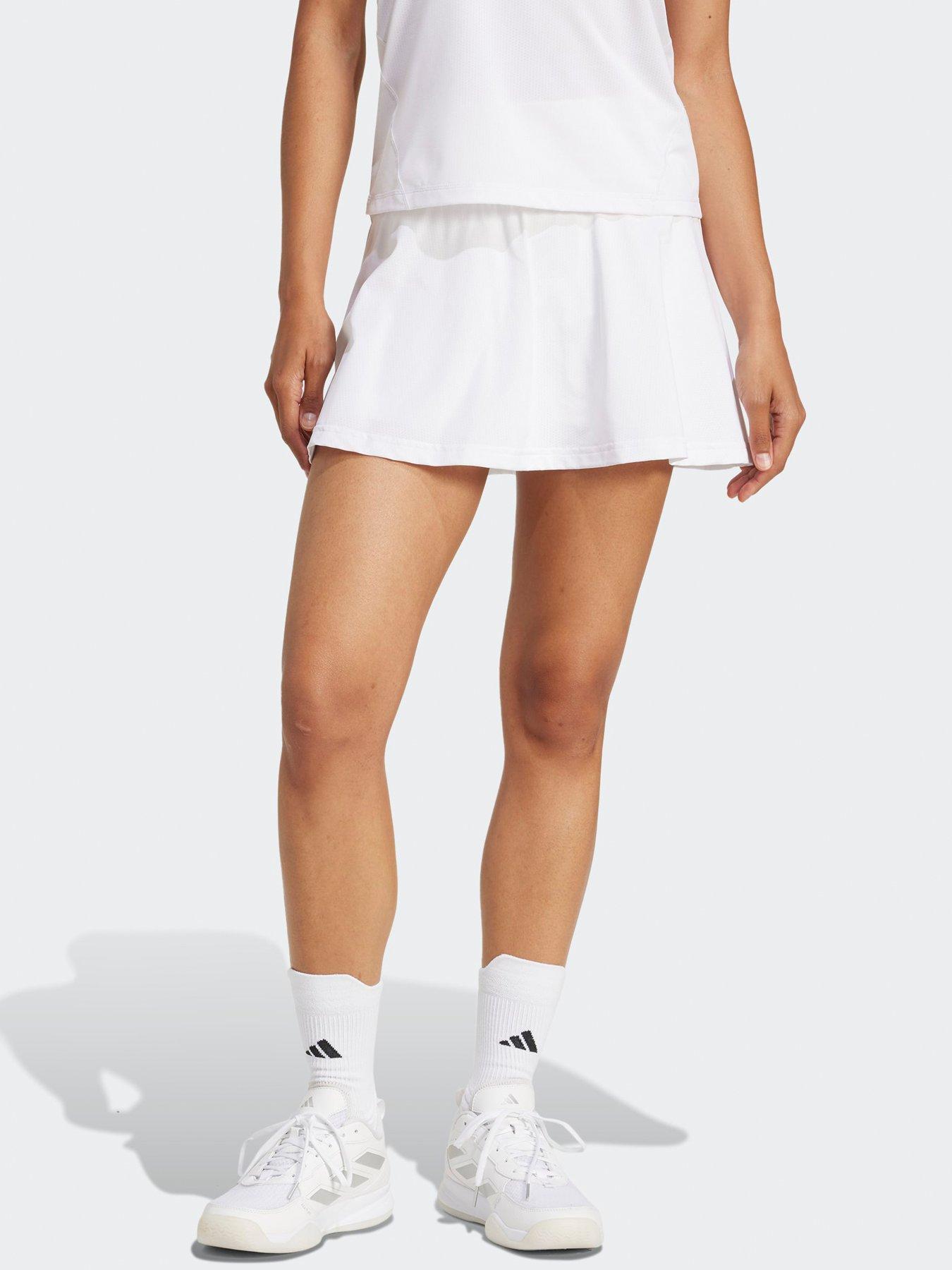 Image 1 of 5 of adidas Womens Tennis Club Skirt - White