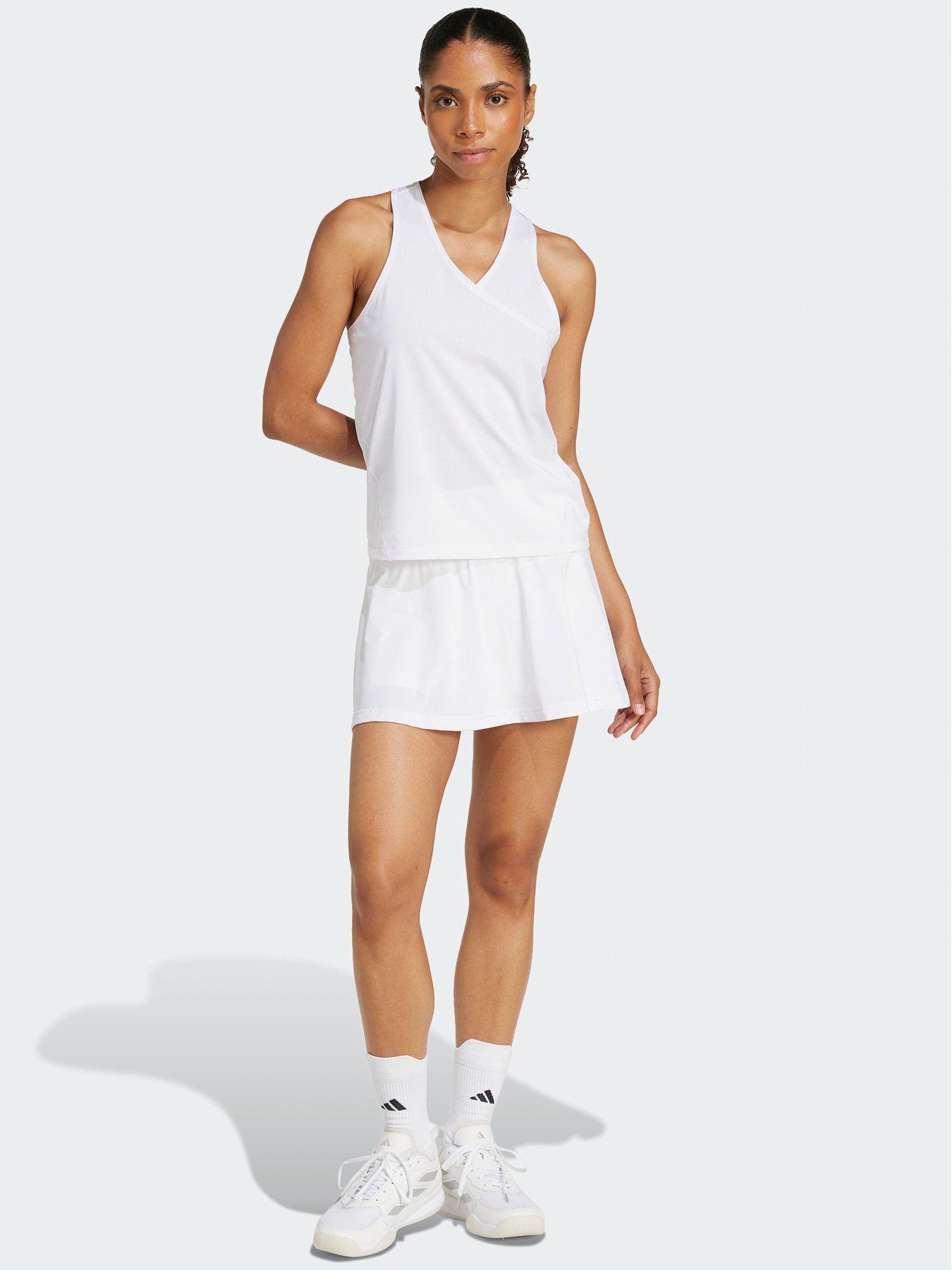 Image 3 of 5 of adidas Womens Tennis Club Skirt - White