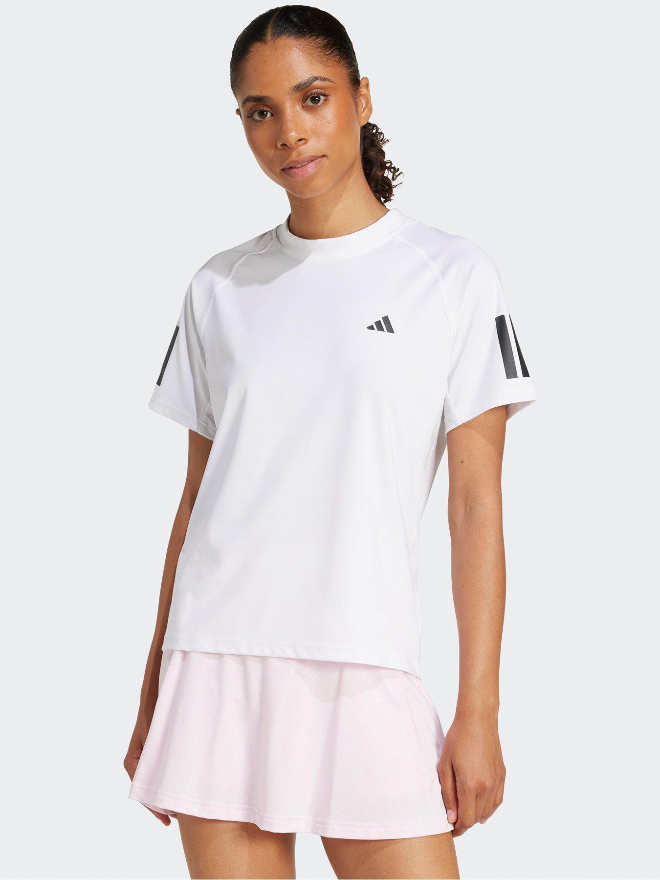 adidas Womens Tennis Club Tee - White