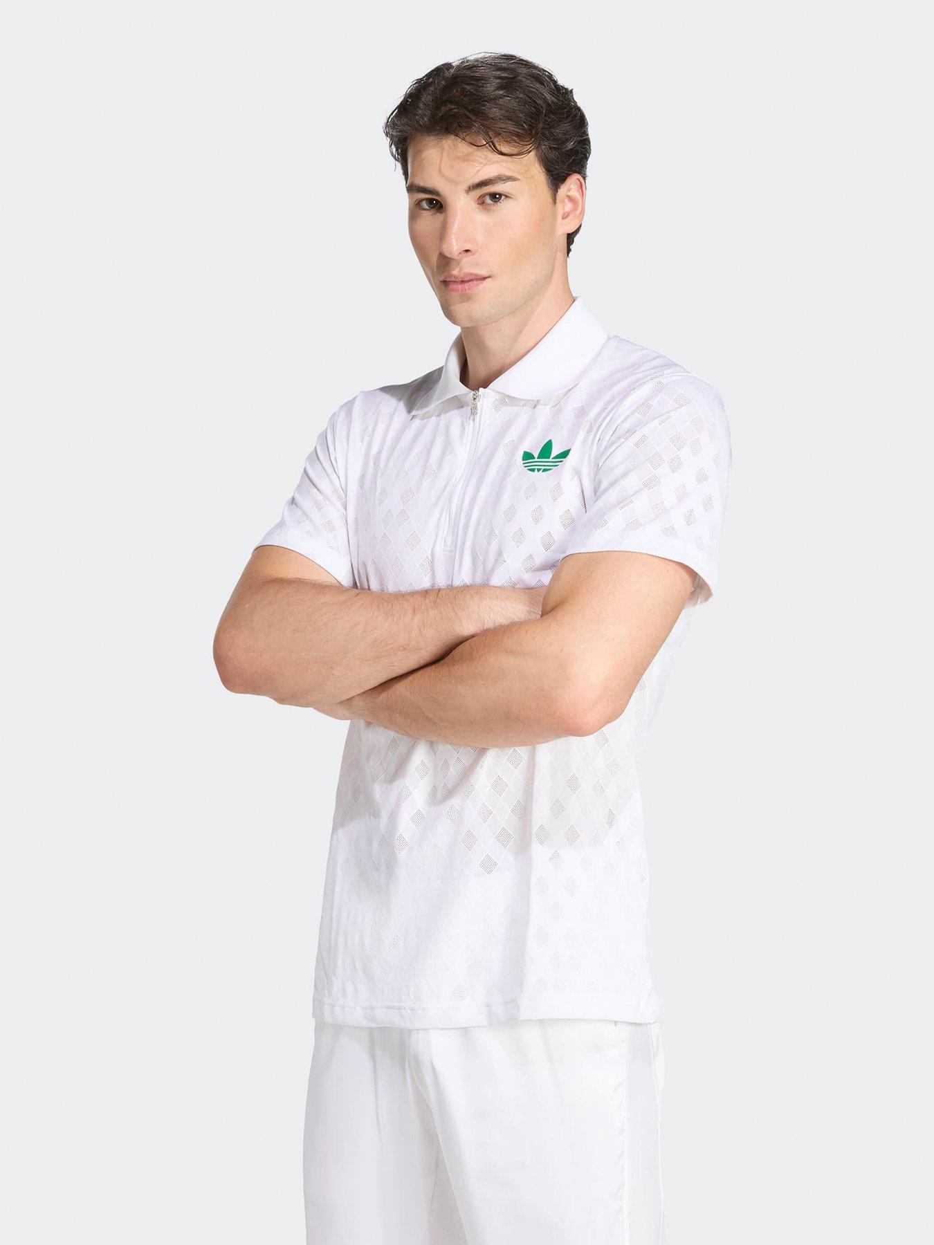 undefined Mens Tennis Pro Polo - White