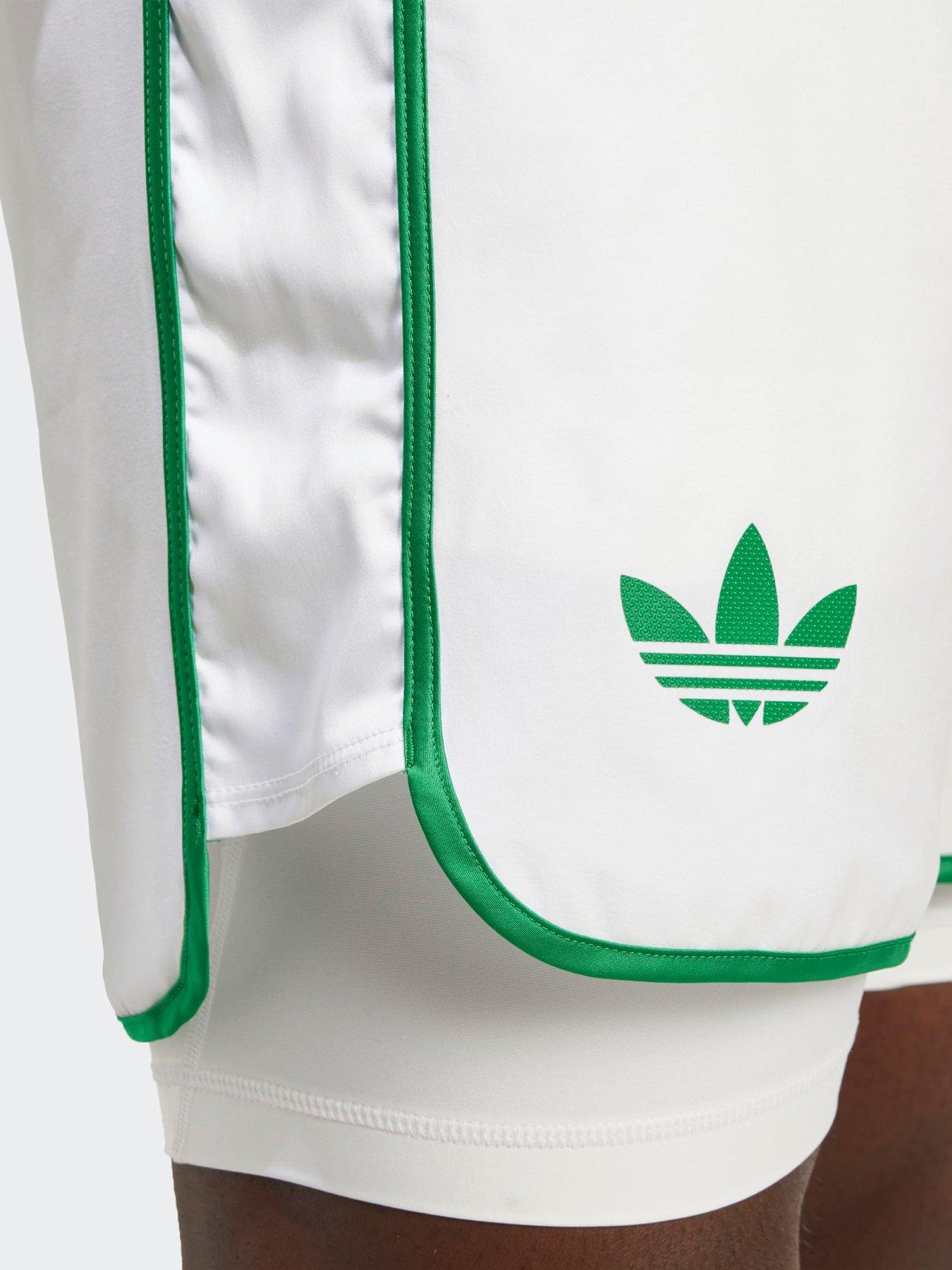 Image 4 of 4 of adidas Mens Tennis Pro 2 In 1 Short - White