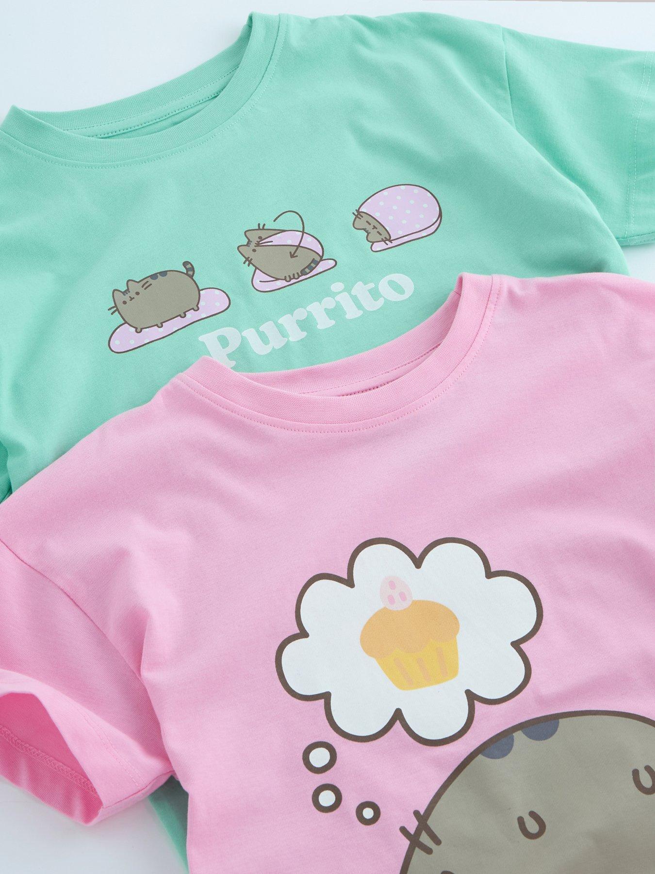 Image 5 of 5 of The Very Collection 2 Pack Pusheen Shortie Pyjamas - Multi