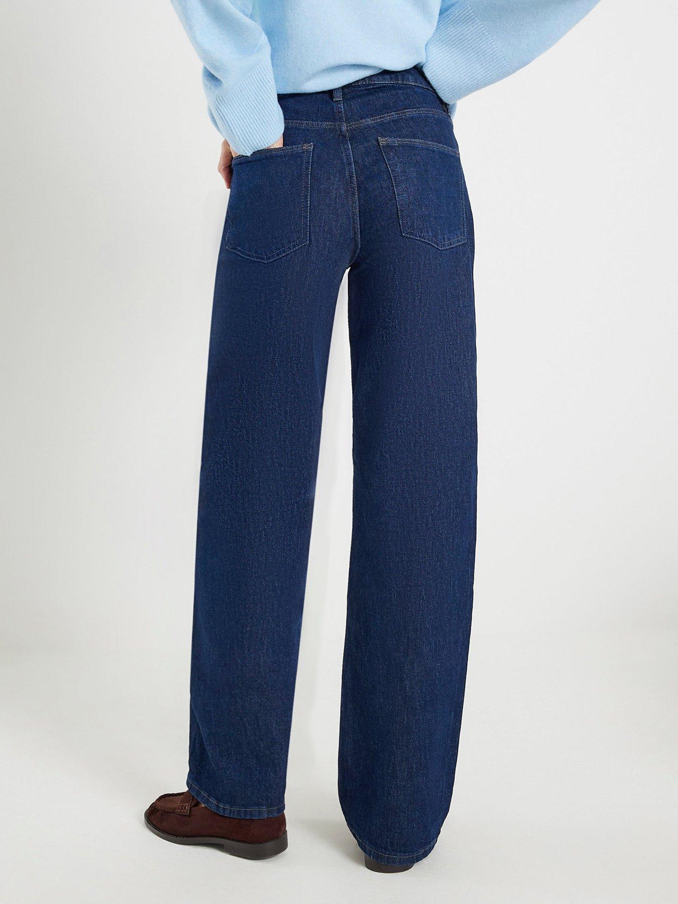  image of river-island-relaxed-straight-massimo-jeans-blue