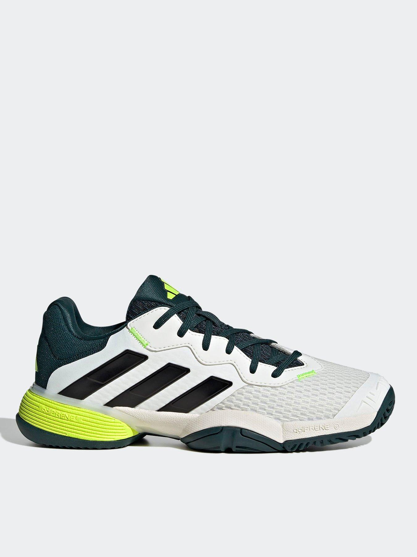 Image 1 of 6 of adidas Boys Tennis Barricade Shoe - White