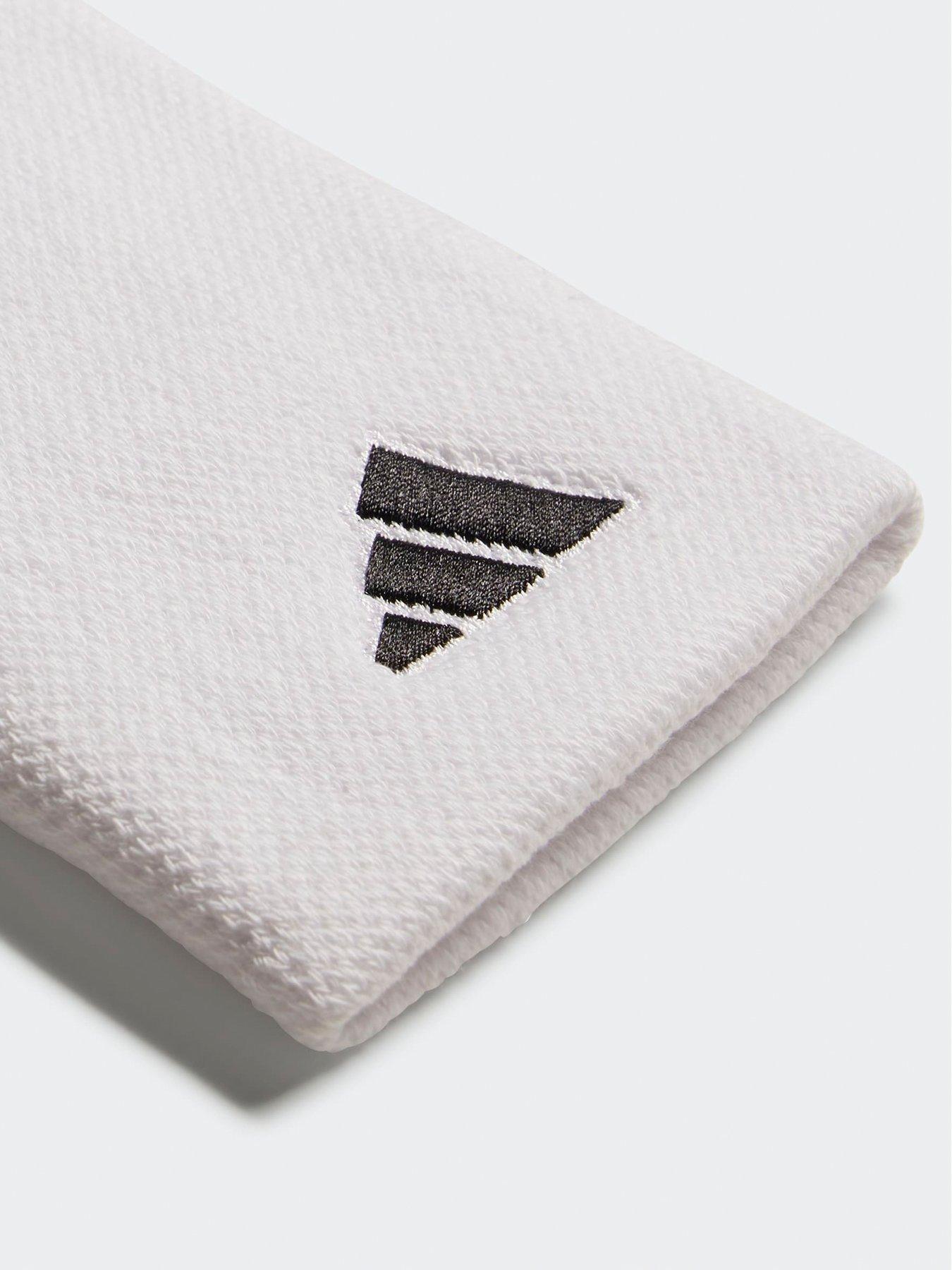 Image 3 of 3 of adidas Mens Tennis Wrist Band - White