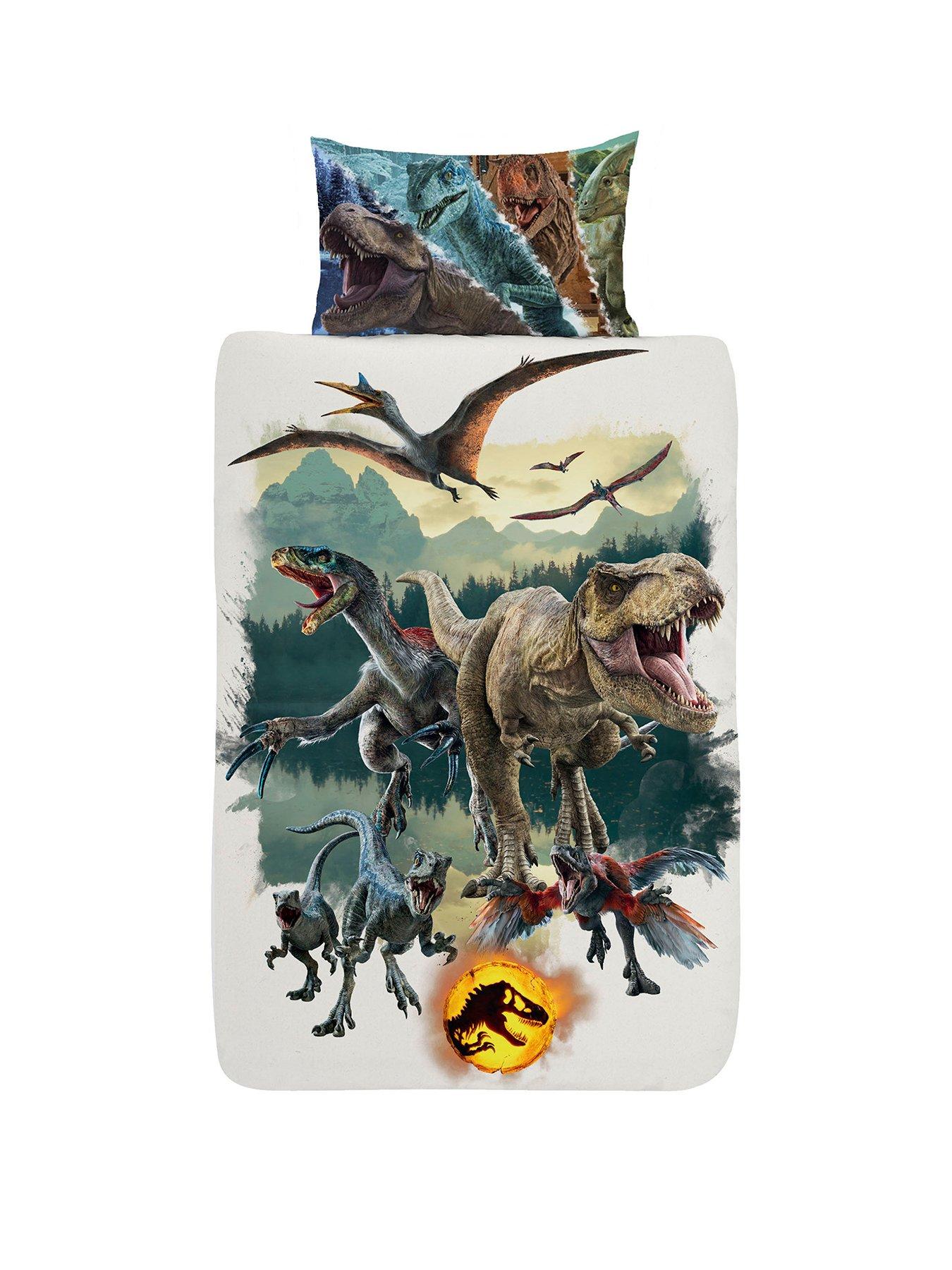 Image 2 of 4 of JURASSIC WORLD Jurassic World3 All Dinosaurs Single Duvet