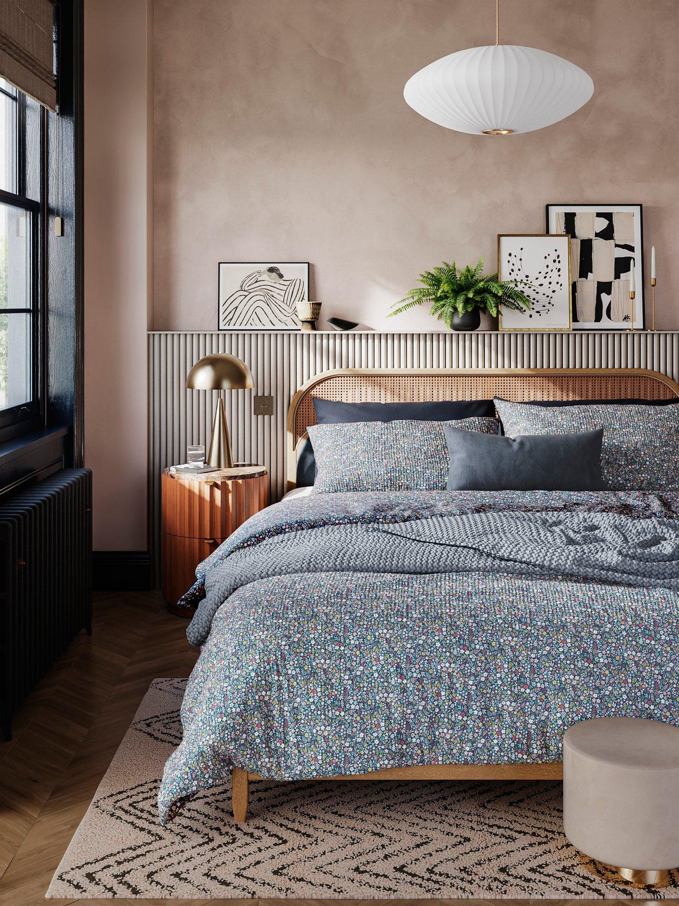 Image 1 of 2 of Cooper & Grey Flower print Duvet Cover Set