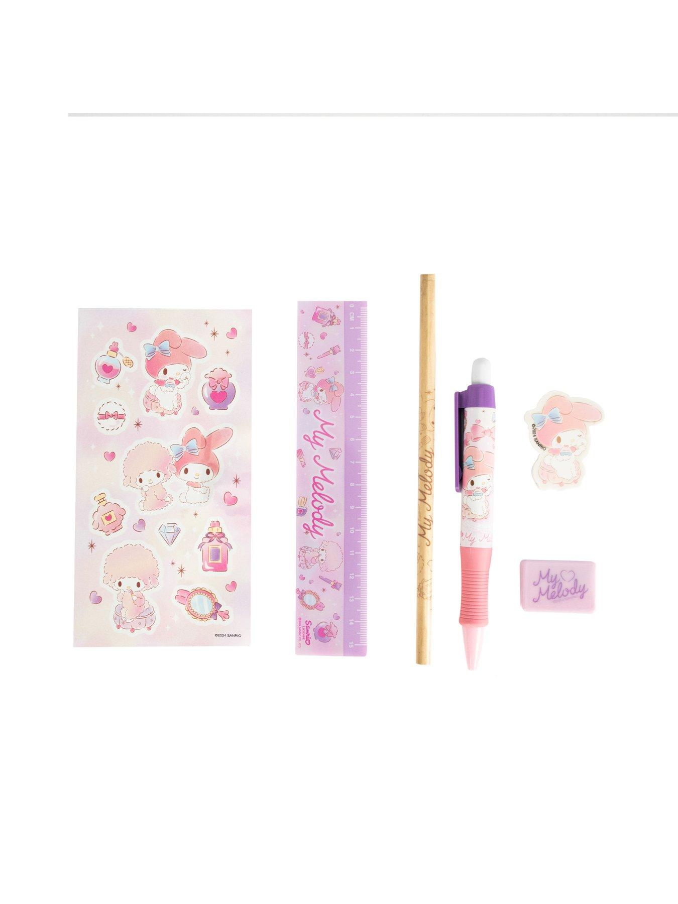 Image 4 of 4 of Hello Kitty My Melody Notebook, Pencil Case and Stationary Set
