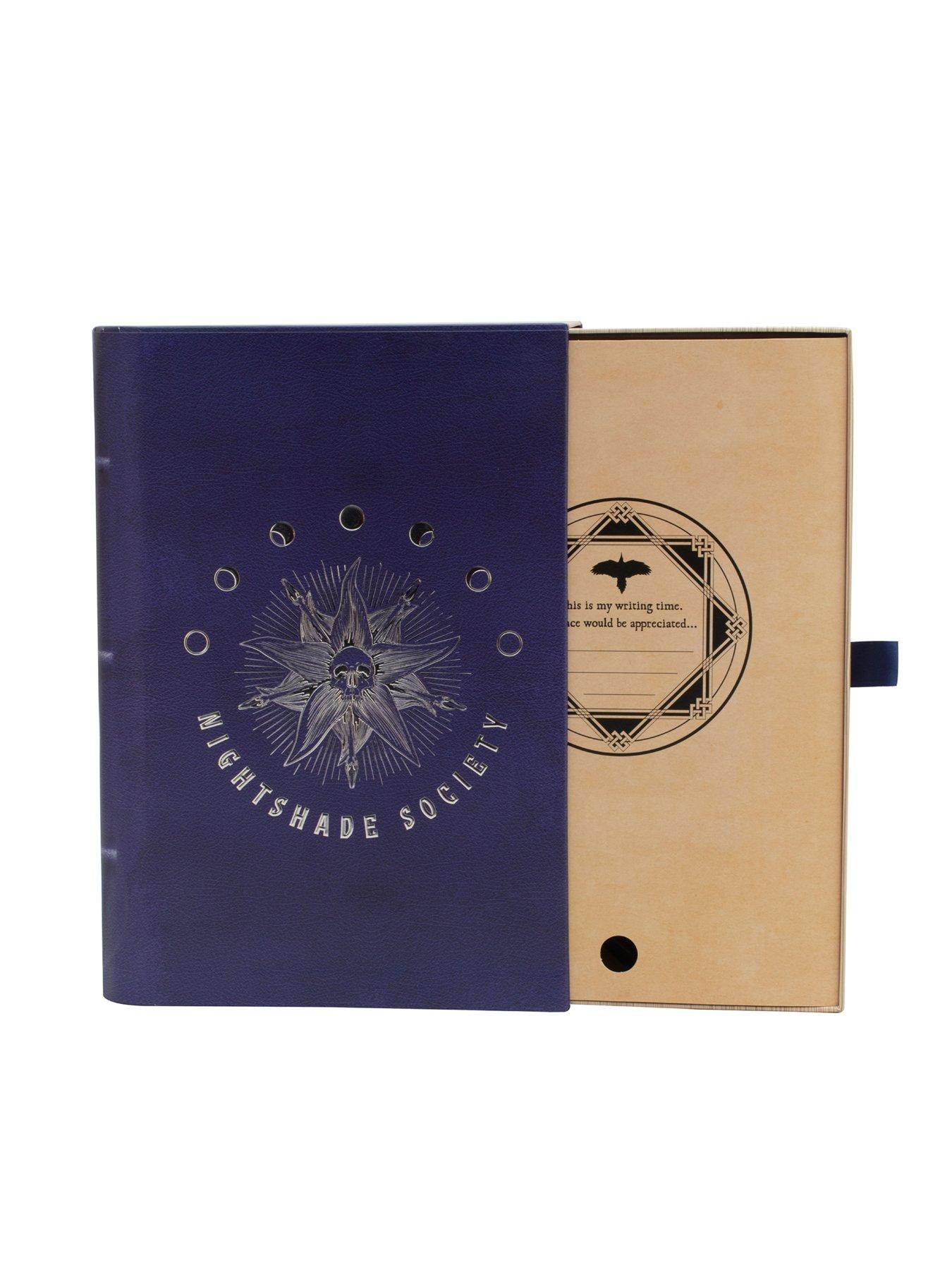  image of wednesday-nightshade-keepsake-book-box-andnbspletter-writing-stationary-set