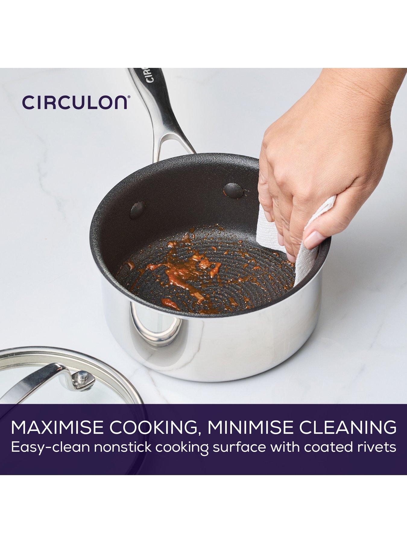 Image 3 of 7 of Circulon Clad Series Covered 16cm Saucepan