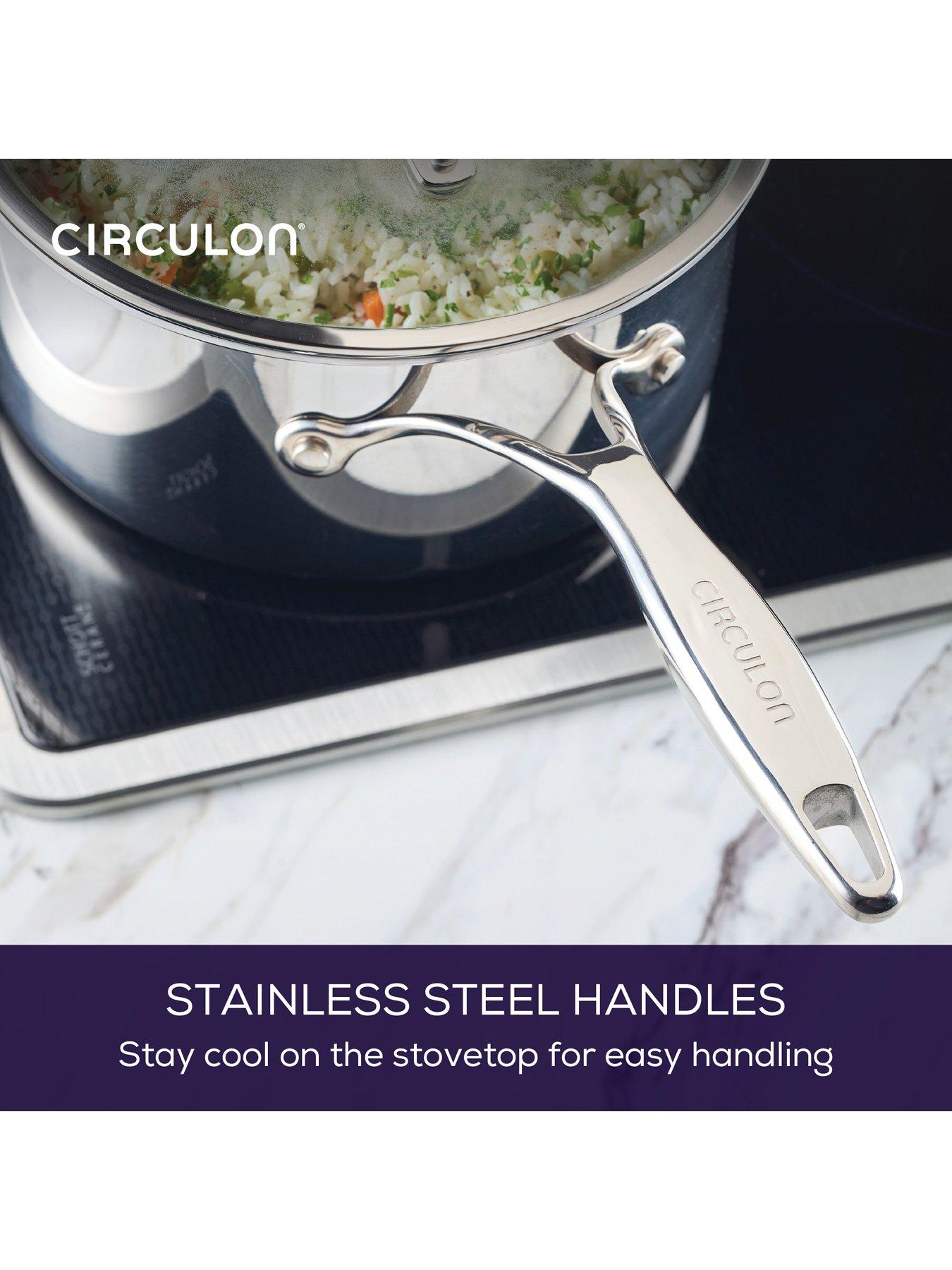 Image 6 of 7 of Circulon Clad Series Covered 16cm Saucepan