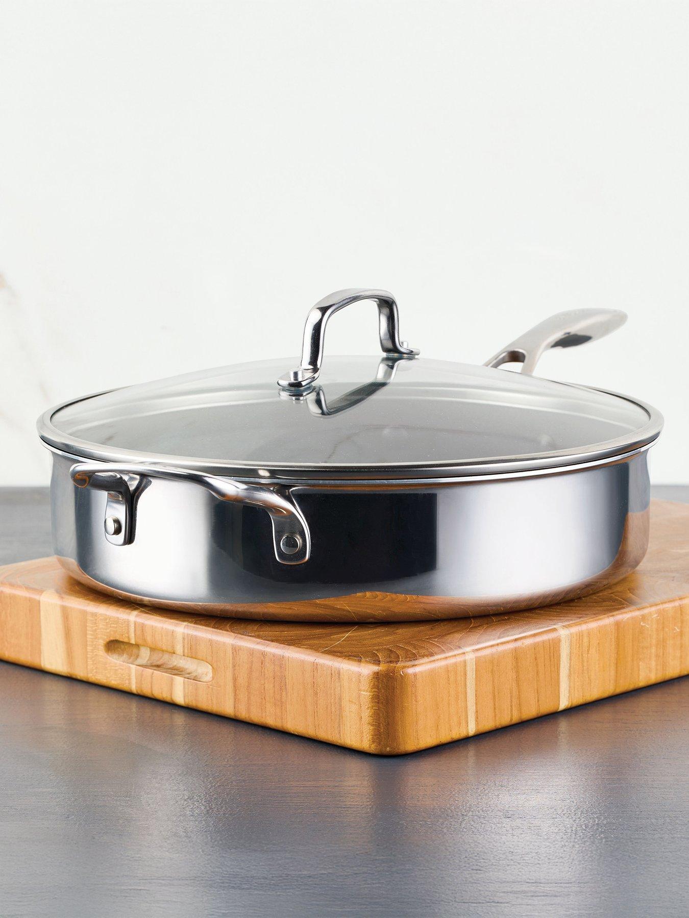 undefined Clad Series Covered 30cm Saute With Helper Handle