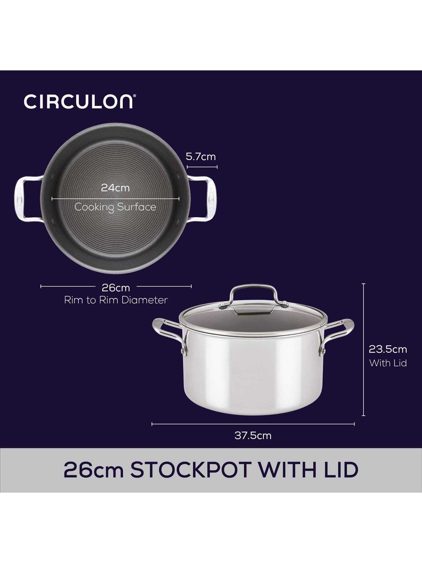 Image 4 of 8 of Circulon Clad Series 26cm Stockpot
