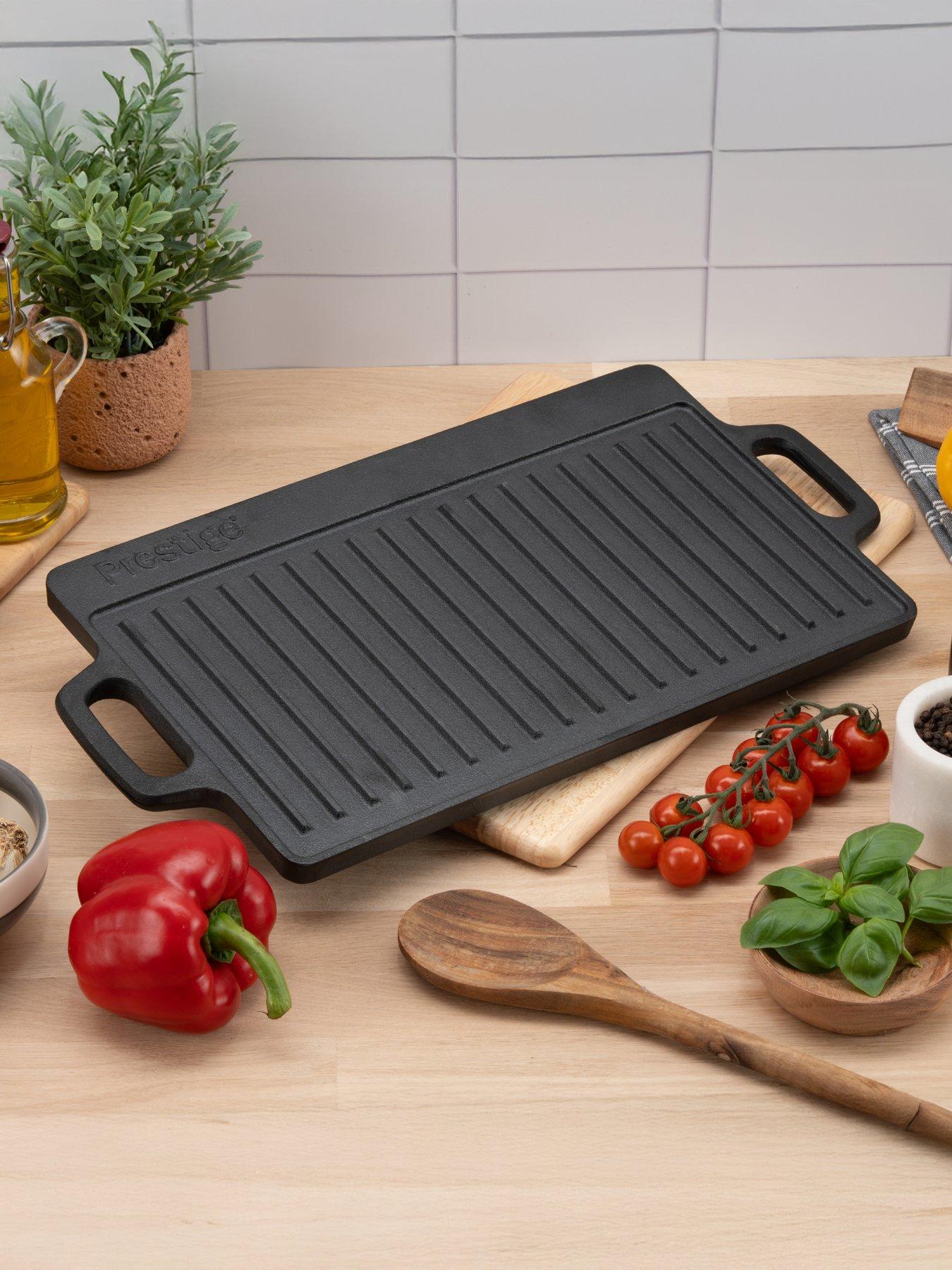 Prestige Cast Iron Double Griddle 45x22.5cm