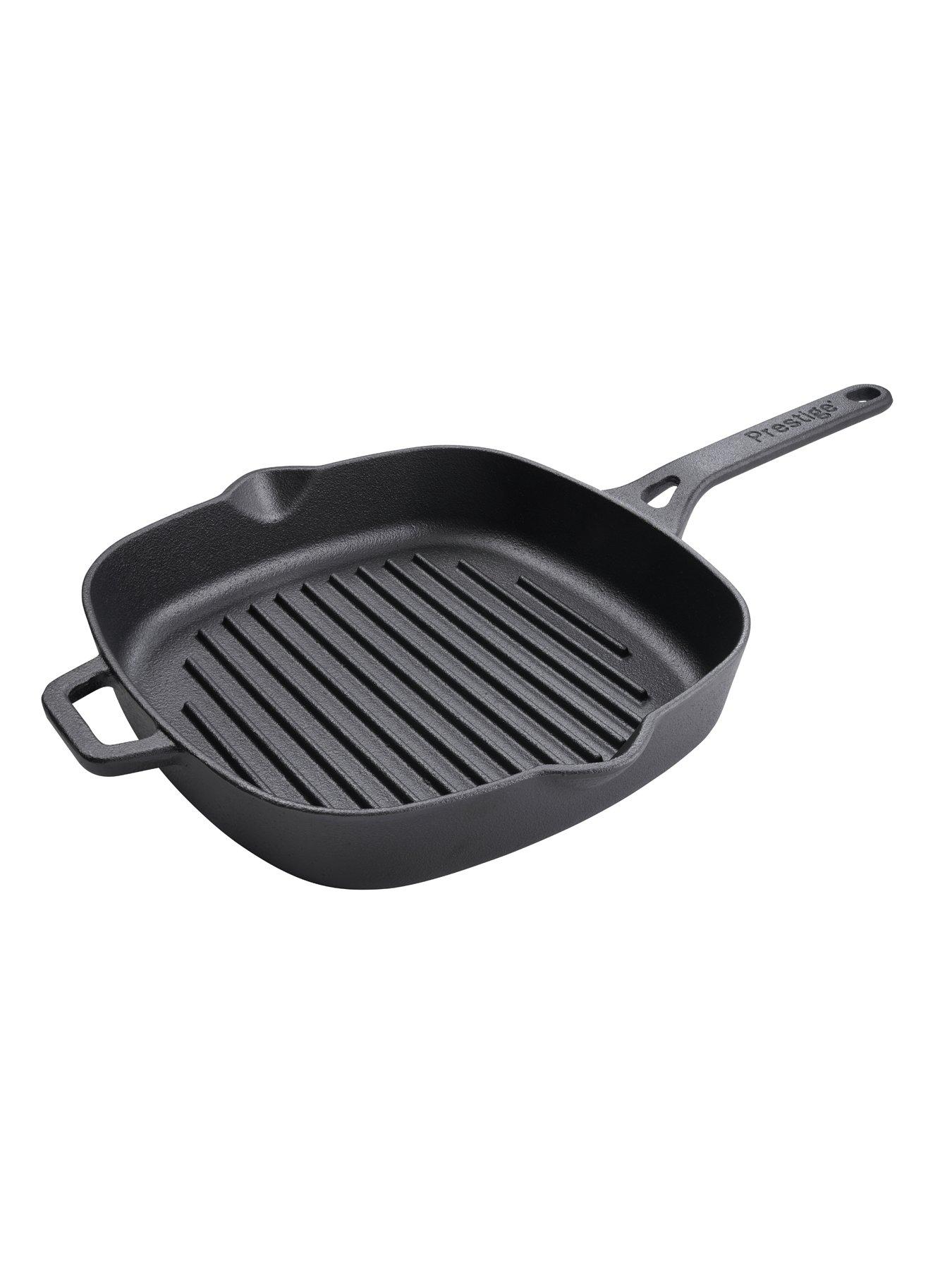  image of prestige-cast-iron-25cm-grill-pan