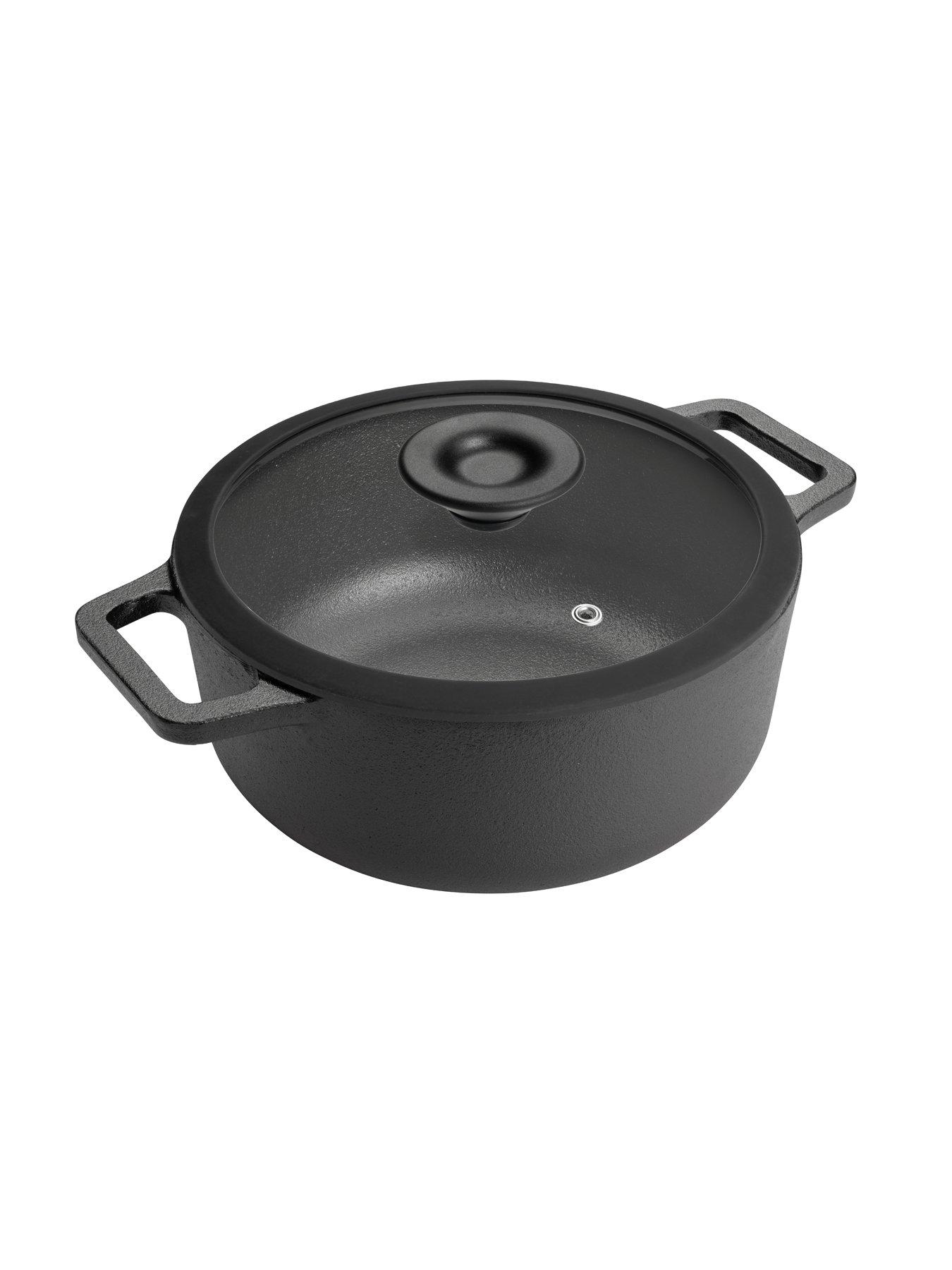 Image 5 of 5 of Prestige Cast Iron 24cm/ 4.6l Casserole With Glass Lid