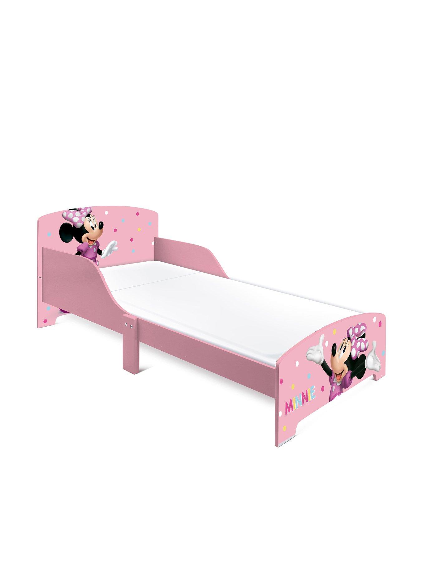  image of minnie-mouse-wooden-todler-bed