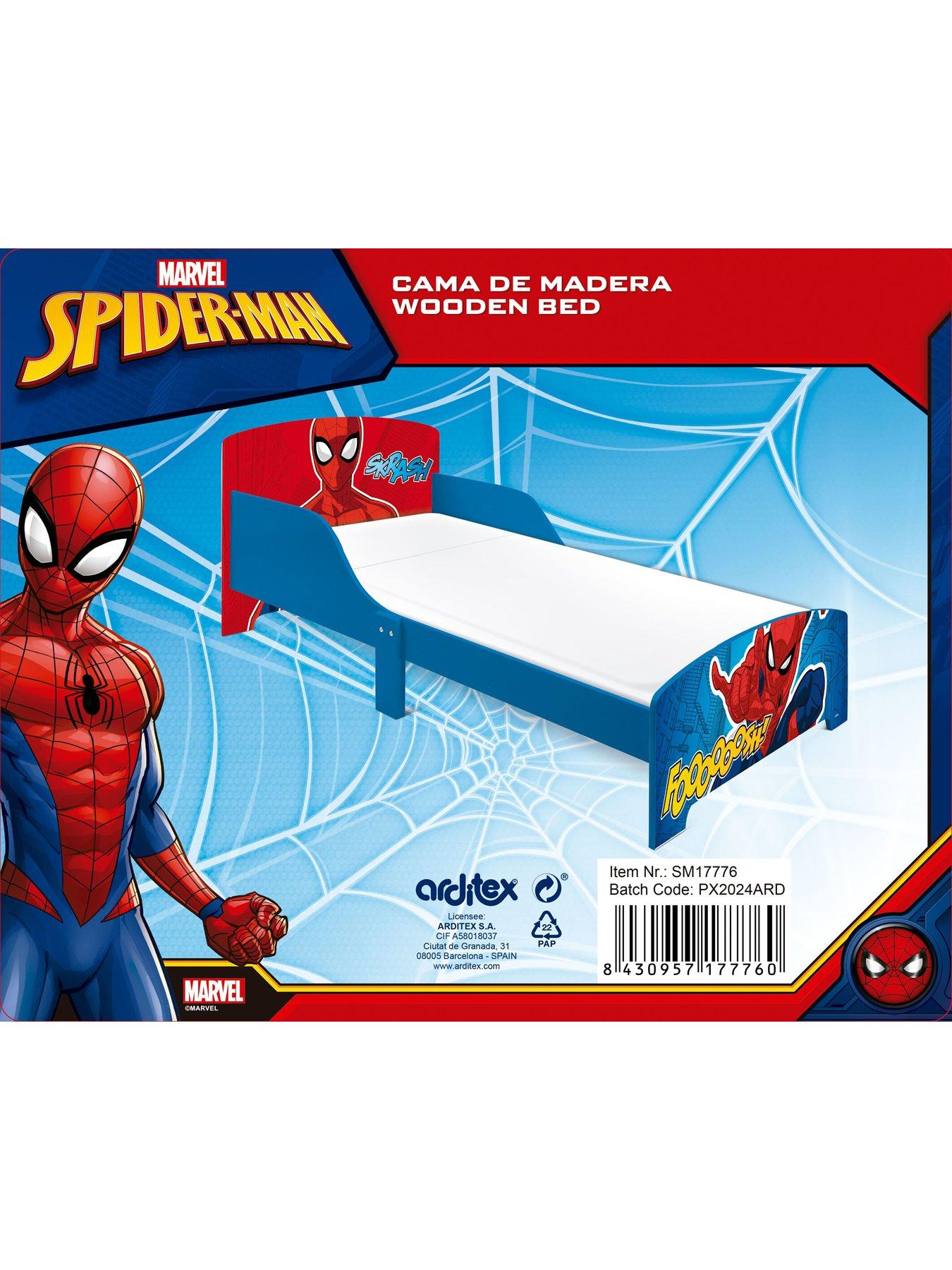  image of spiderman-spider-man-wooden-todler-bed