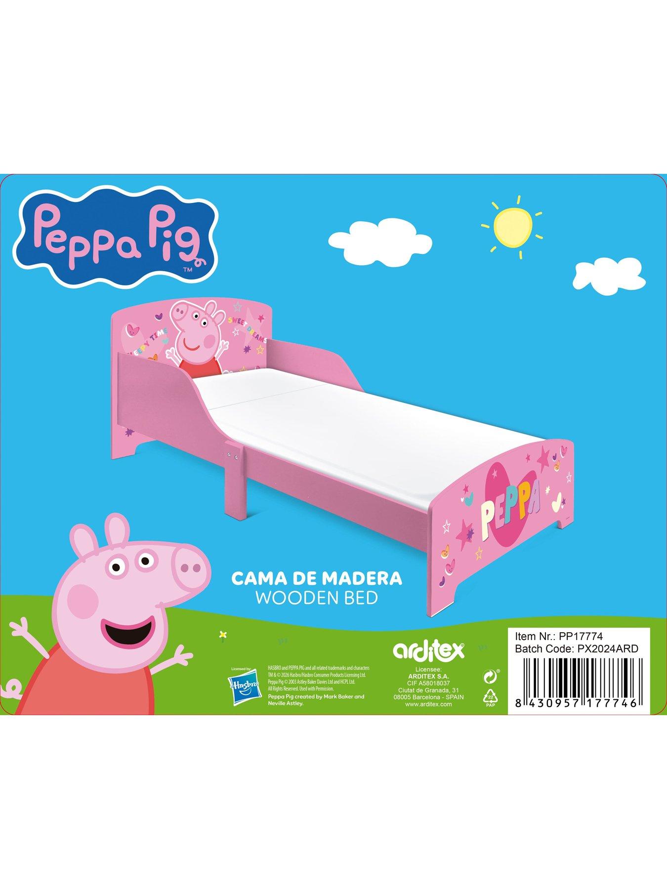 Image 4 of 4 of Peppa Pig Peppa Pig Wooden Toddler Bed