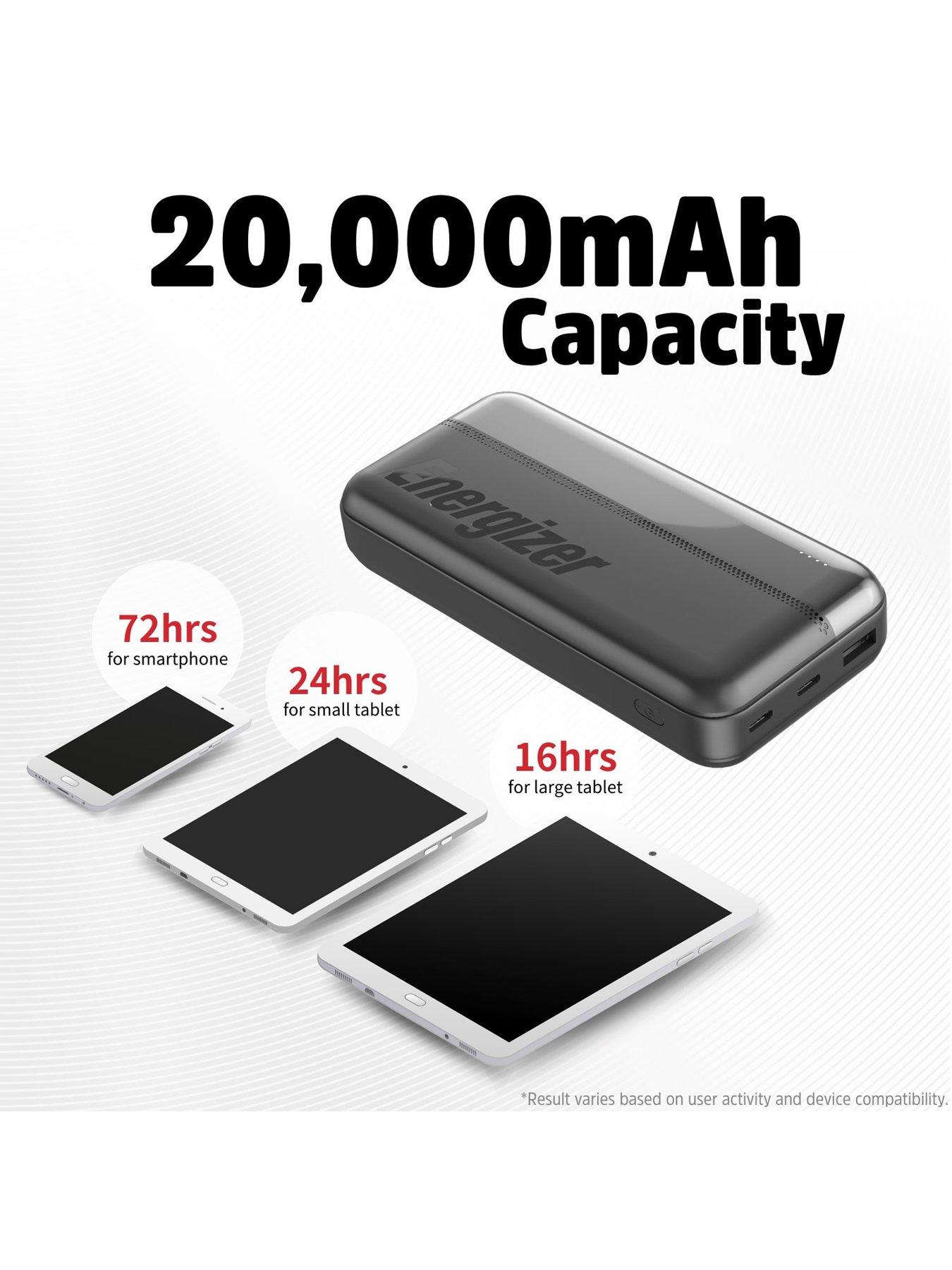  image of energizer-20000-mah-usb-c-power-bank-ue20050cc--nbspblack