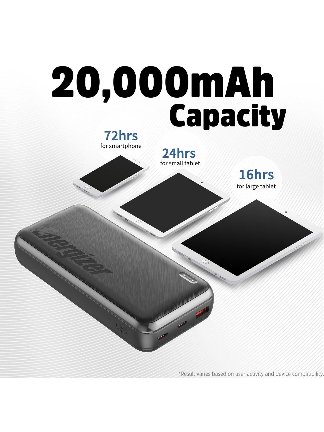  image of energizer-20000-mah-power-bank-ue20055pqnbsp-nbspblack