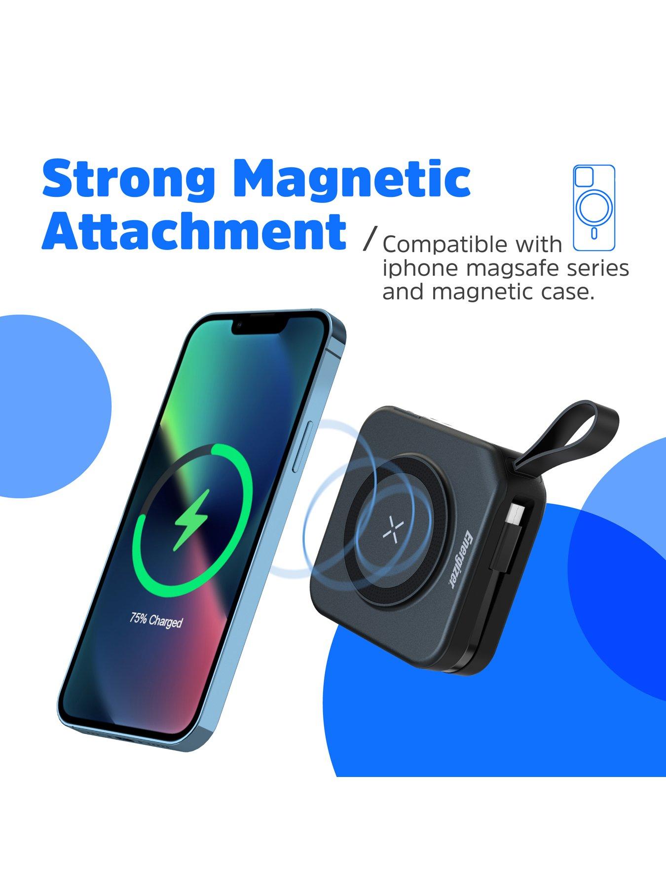  image of energizer-10mah-magnetic-qi-wireless-power-bank-ac-black