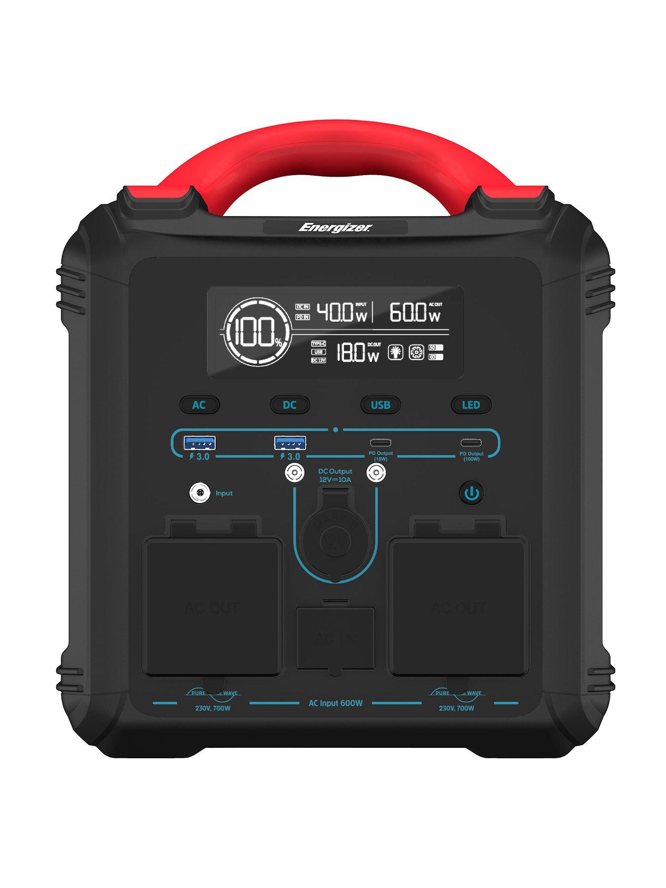 Energizer 550Wh Power Station Black