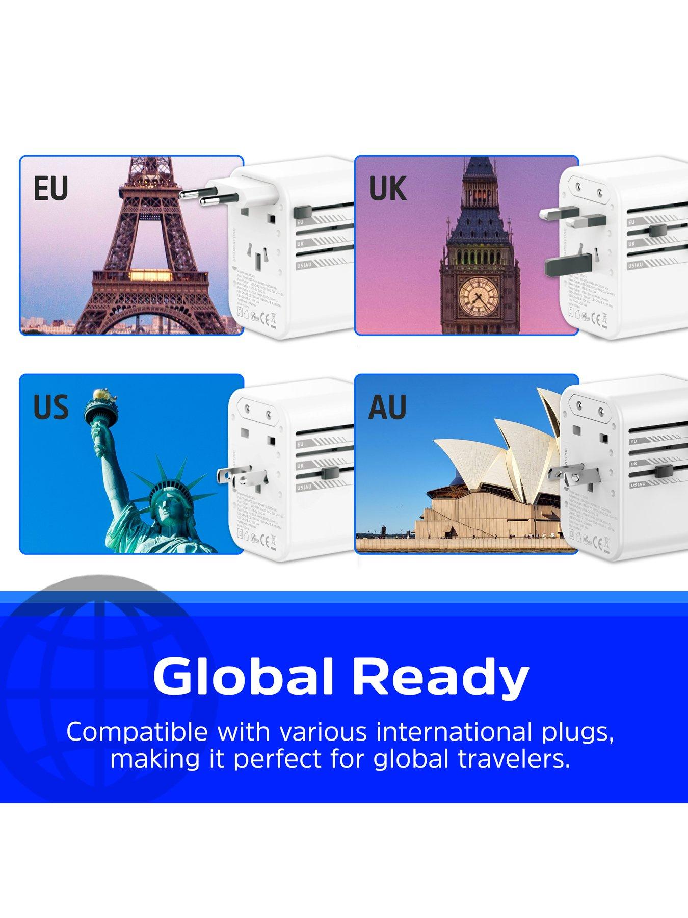 Image 4 of 7 of Energizer International Travel Adapter 20W PD Charger White