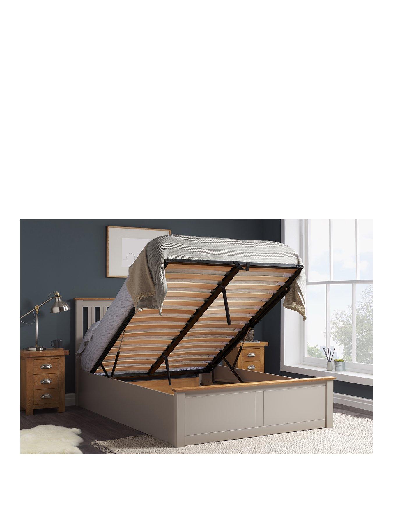 Image 2 of 8 of Birlea Phoenix Ottoman Wooden Bed - Grey