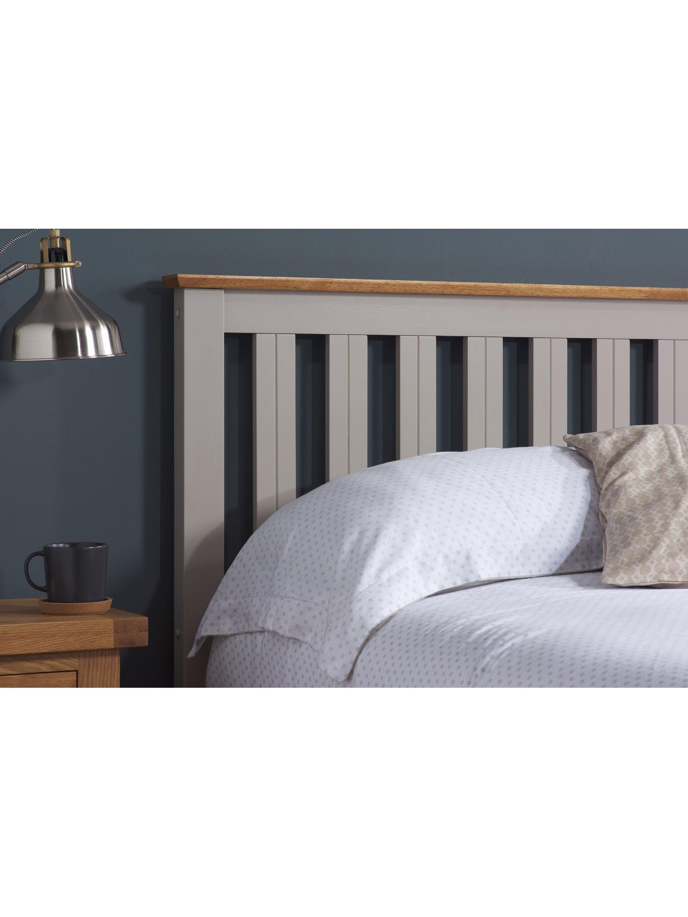 Image 3 of 8 of Birlea Phoenix Ottoman Wooden Bed - Grey