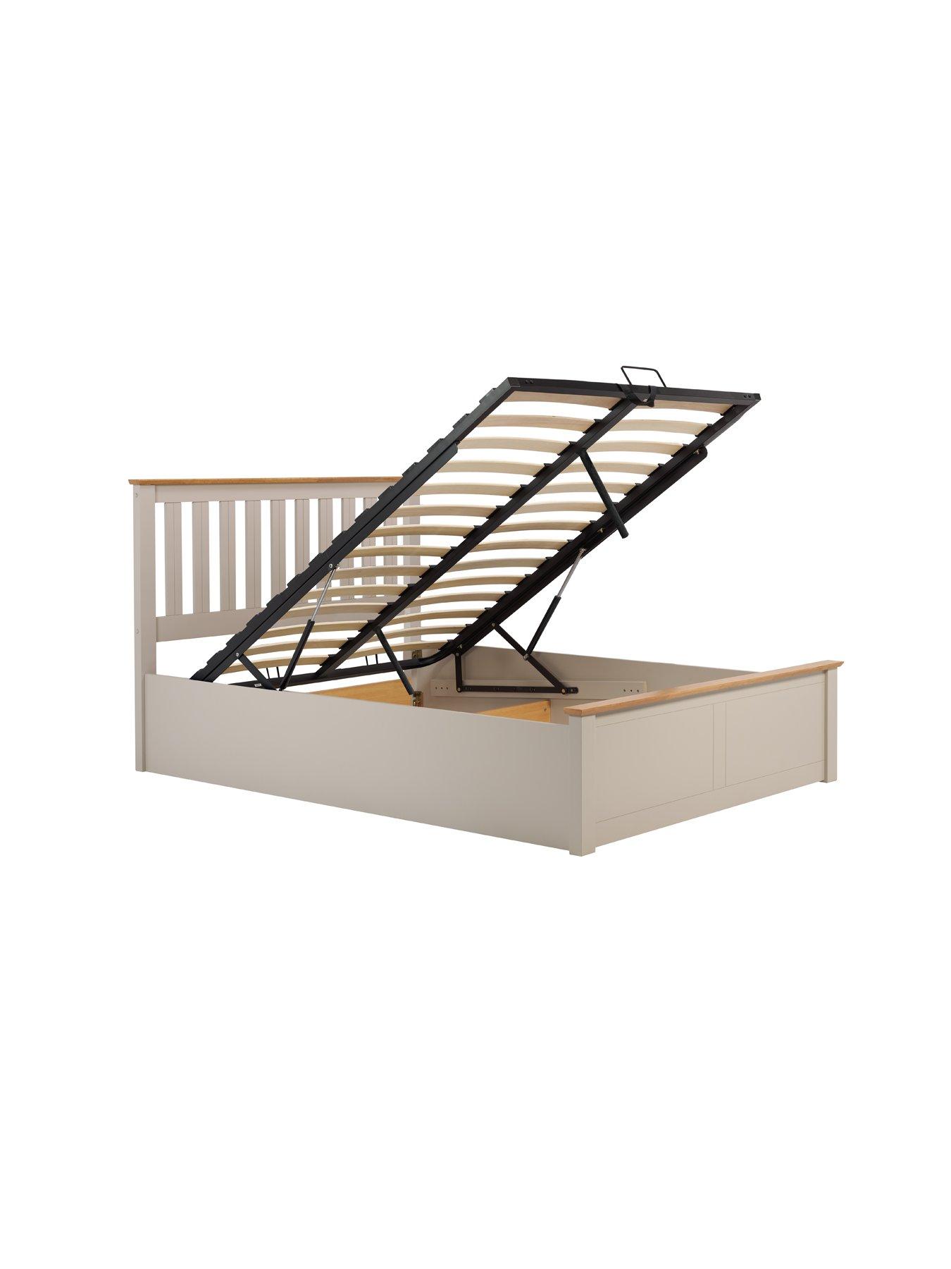 Image 7 of 8 of Birlea Phoenix Ottoman Wooden Bed - Grey