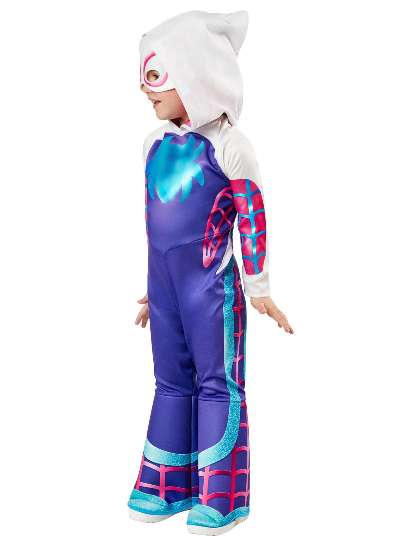 Image 3 of 3 of Spiderman Deluxe Ghost Spider Costume Child