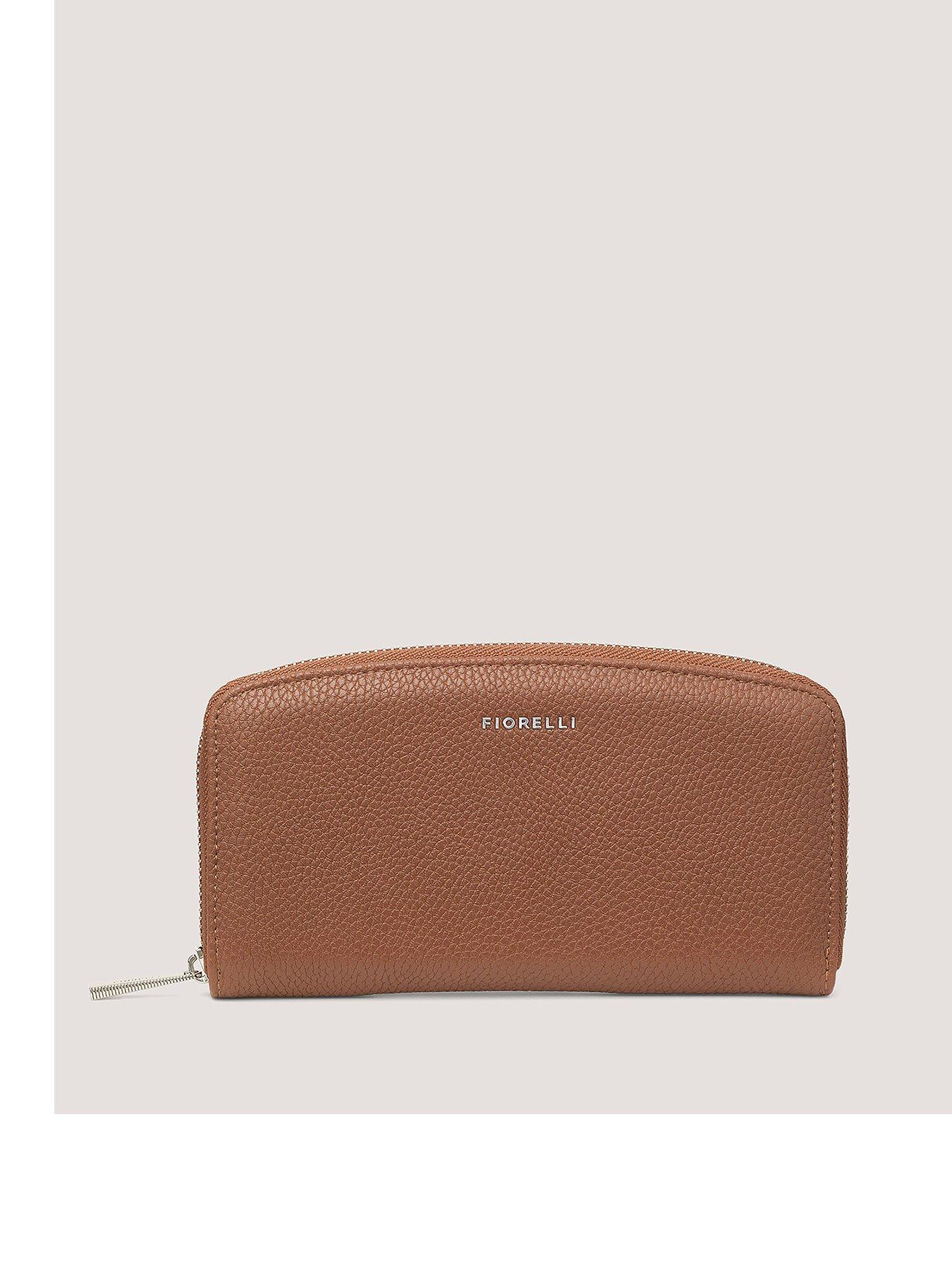 Fiorelli Benny Large Zip Around Purse - Brown