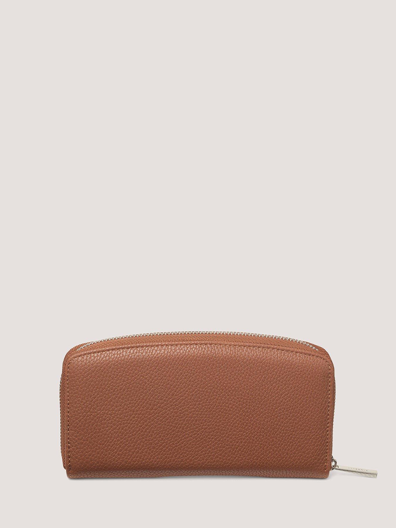  image of fiorelli-benny-large-zip-around-purse-brown