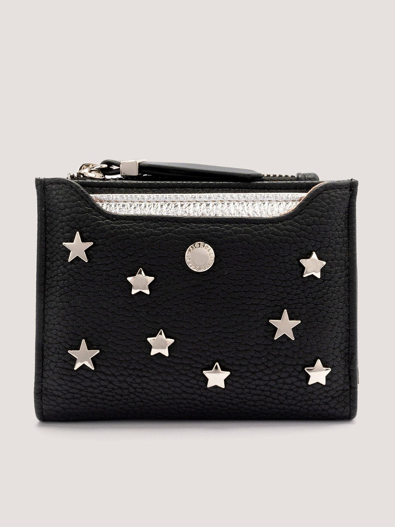 Fiorelli Aubrey Wallet  &  Card Case - Black/Silver