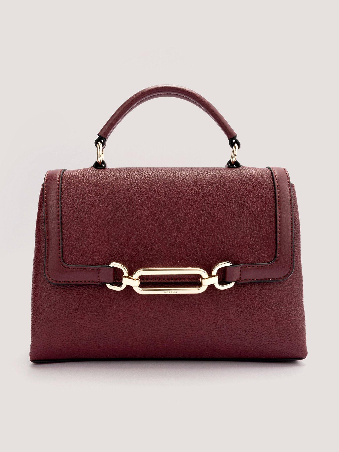  image of fiorelli-emilia-top-handle-grab-bag-dark-red
