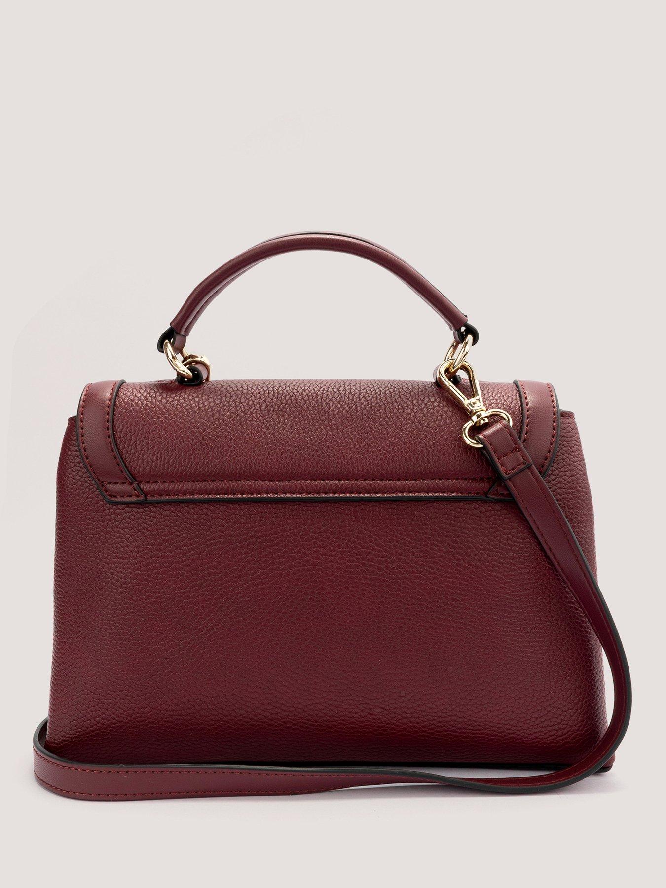  image of fiorelli-emilia-top-handle-grab-bag-dark-red