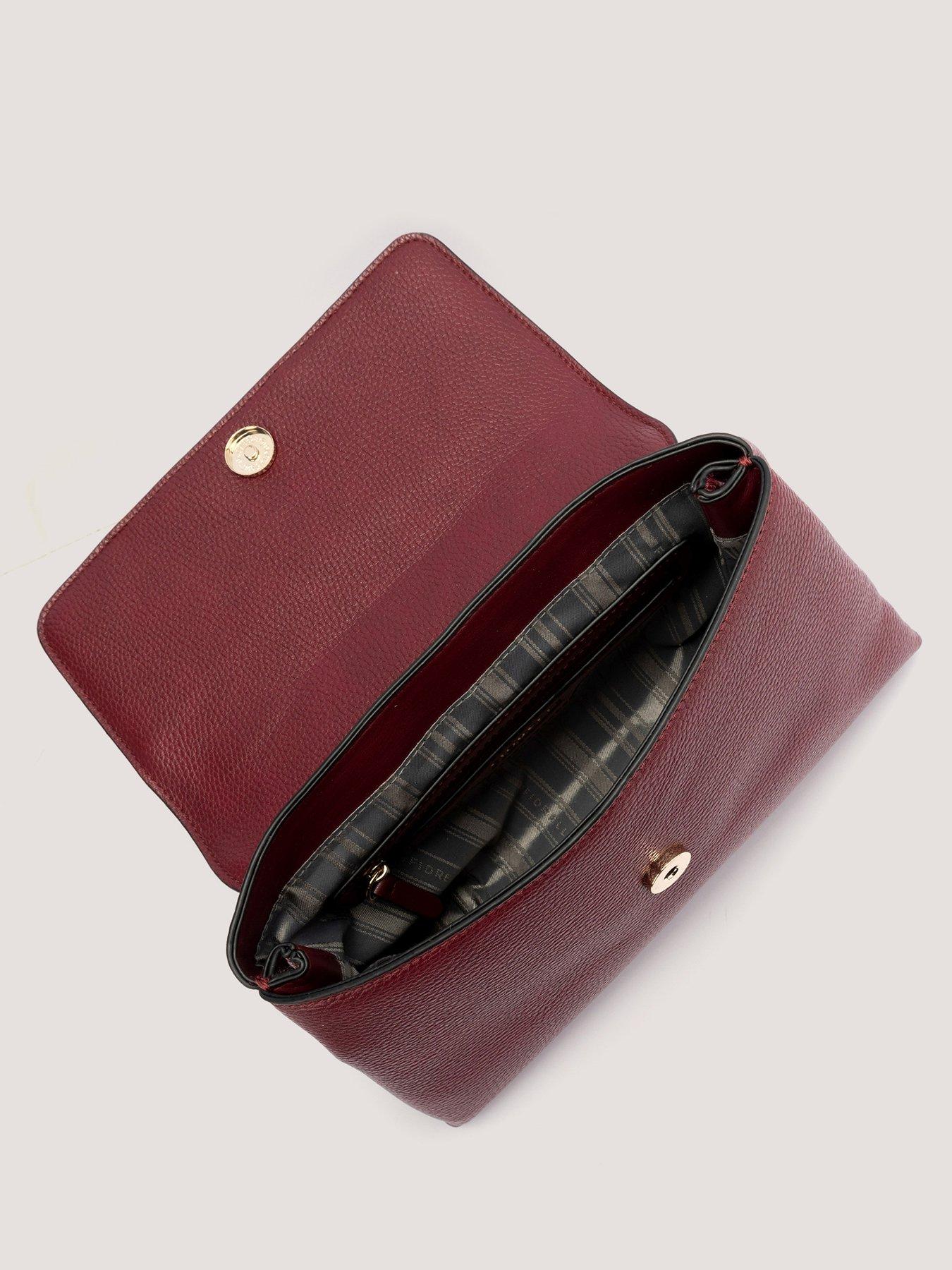  image of fiorelli-emilia-top-handle-grab-bag-dark-red