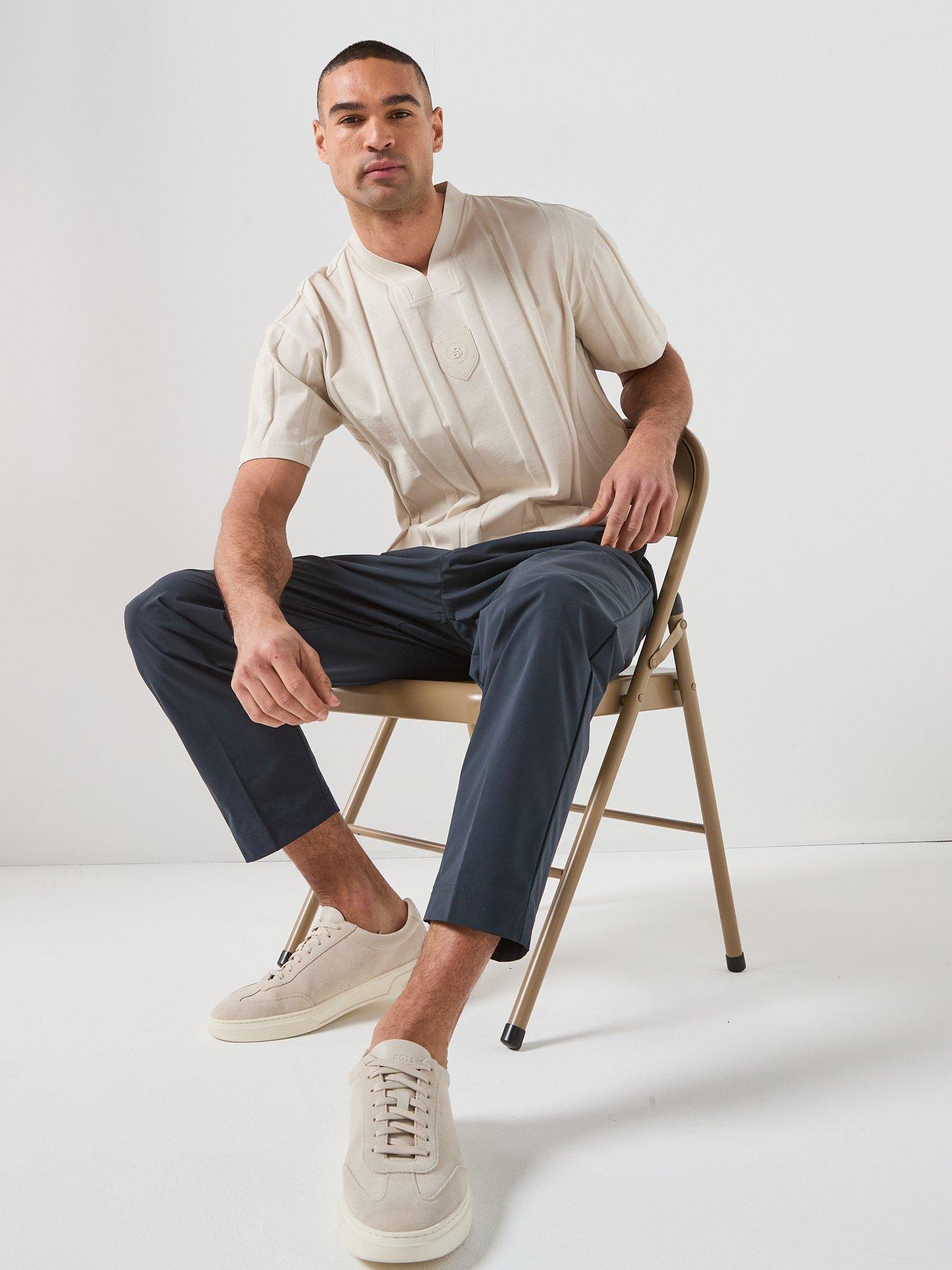 Image 4 of 6 of BOSS Blokecore Lux Convert Trousers - Navy