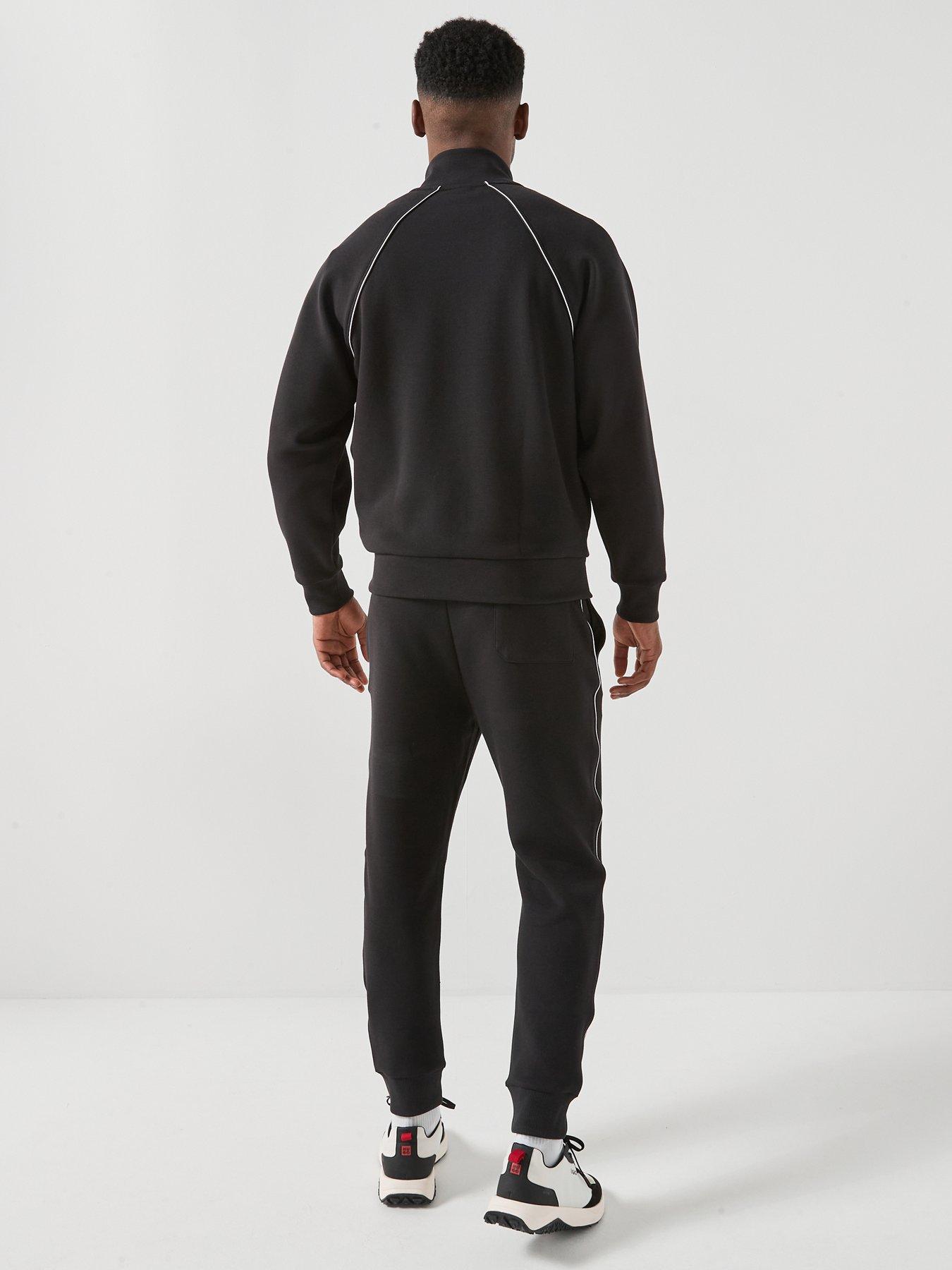  image of boss-tracksuit-full-zip-sweat-set-black