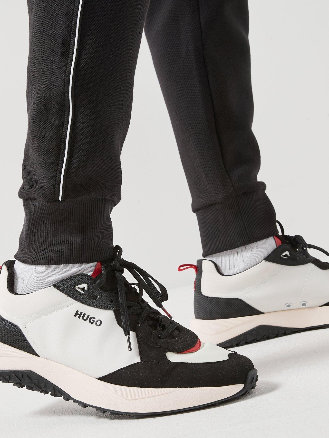  image of boss-tracksuit-full-zip-sweat-set-black