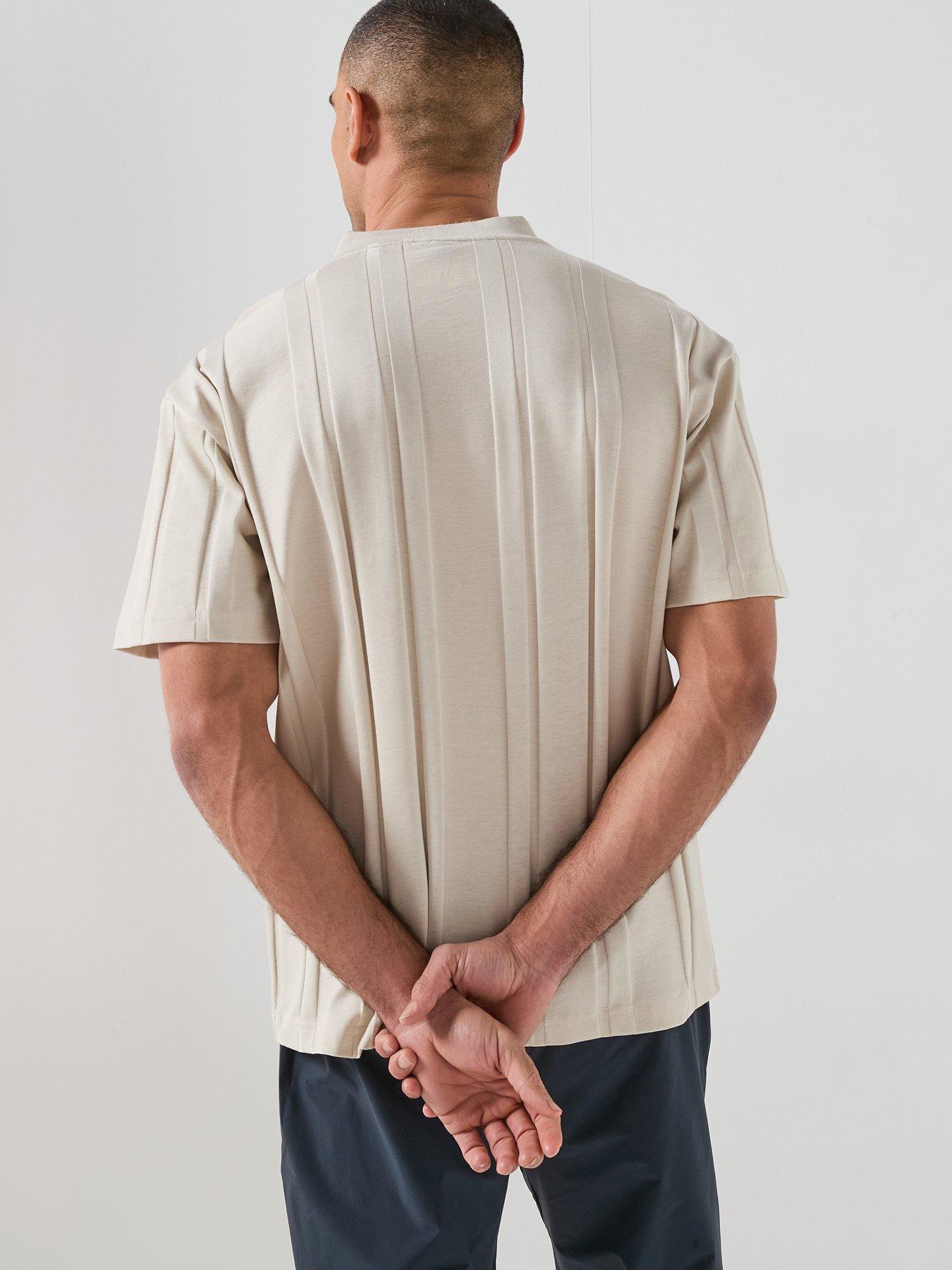  image of boss-retro-port-t-shirt-beige