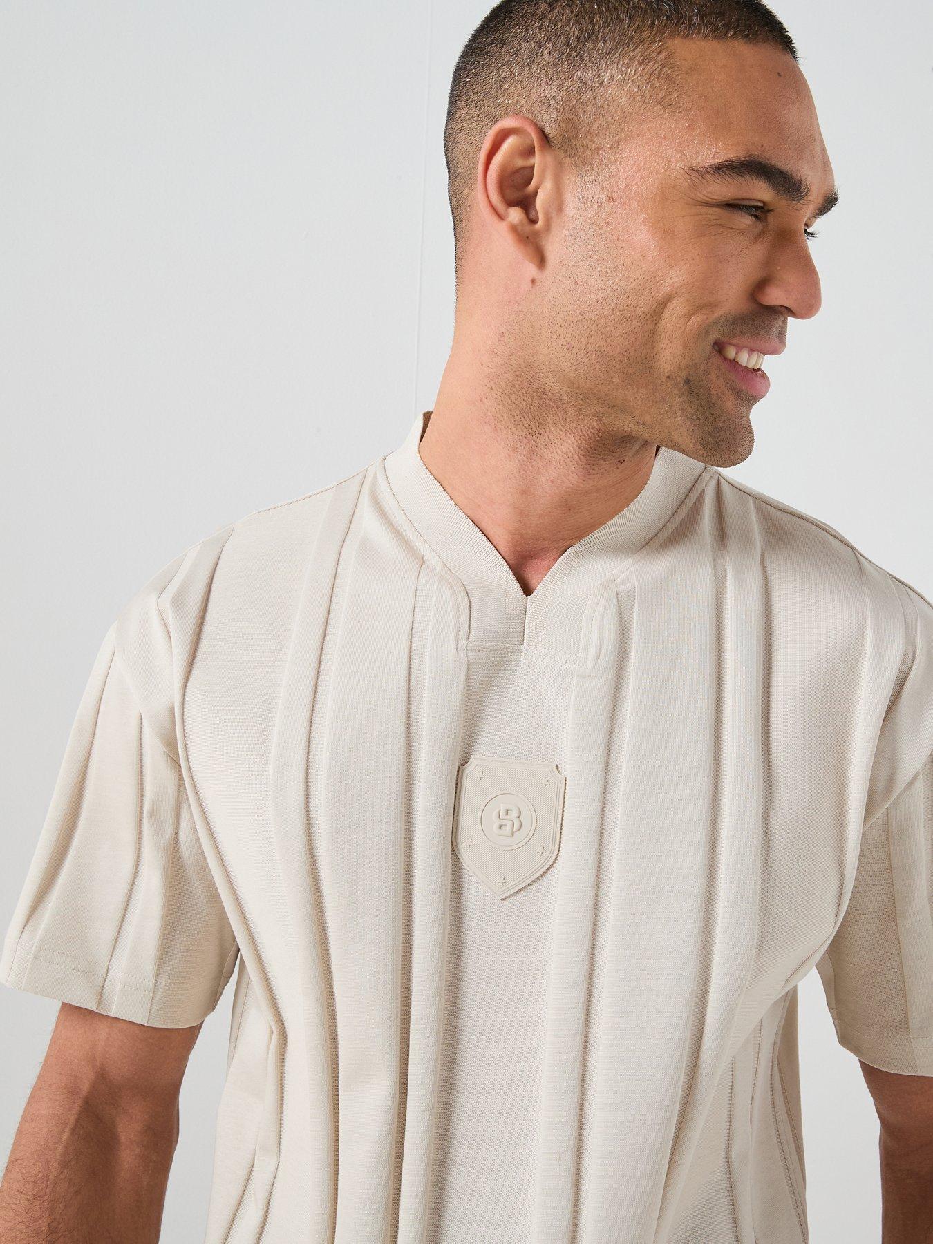  image of boss-retro-port-t-shirt-beige