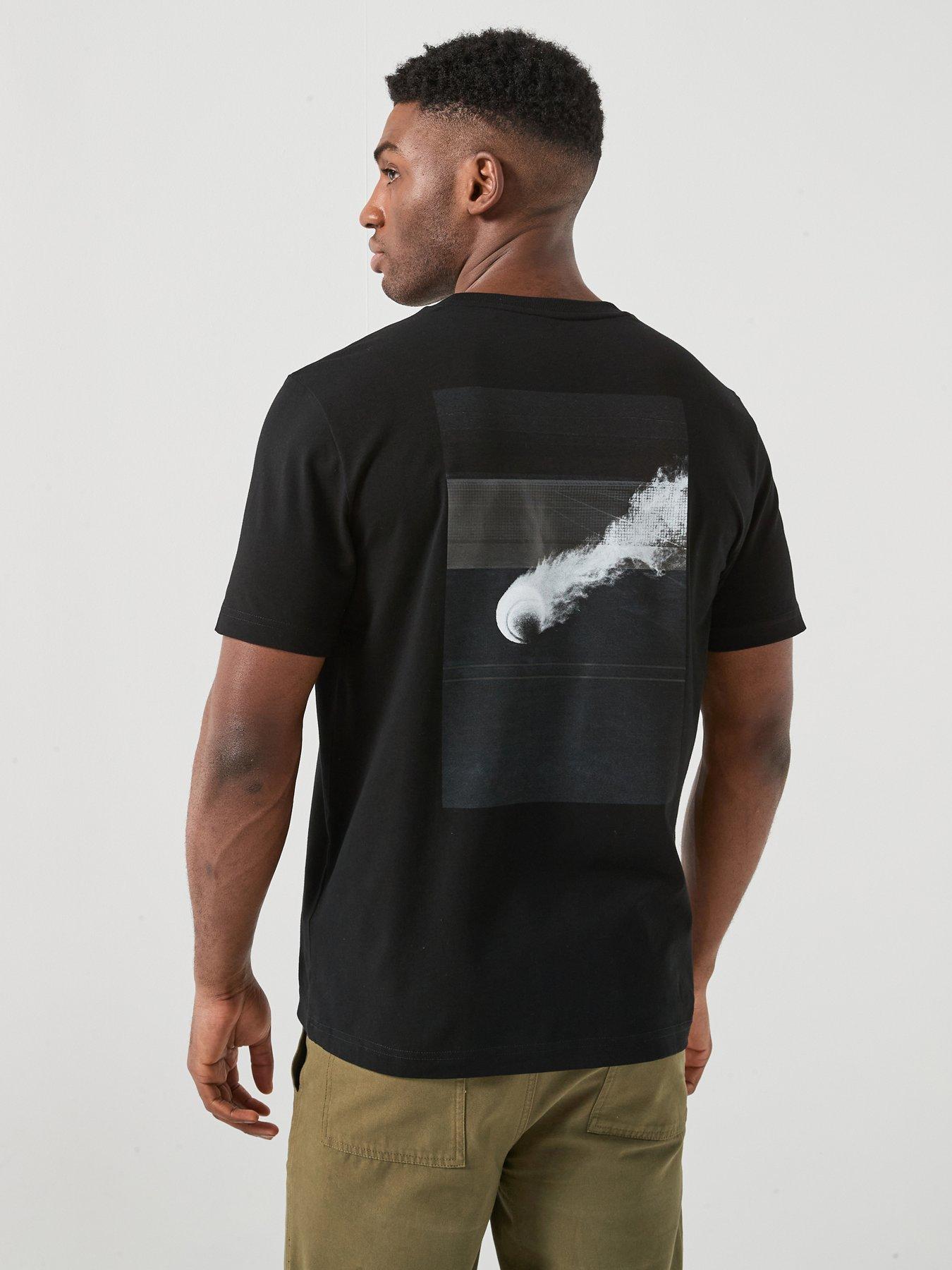 BOSS Join Grx Back Print Regular Fit T-Shirt - Black