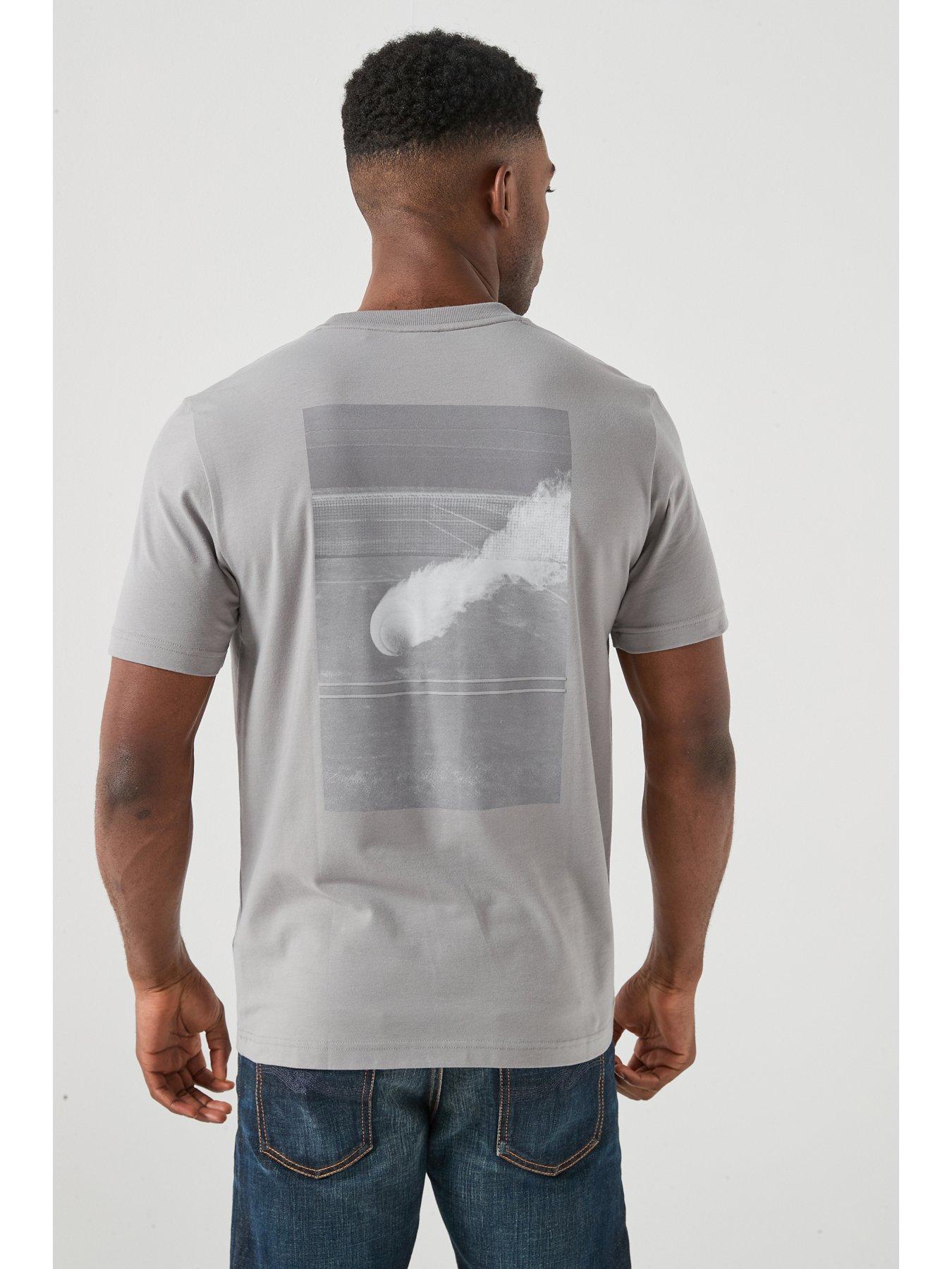 BOSS Boss Join Grx Back Print Regular Fit T-shirt - Grey