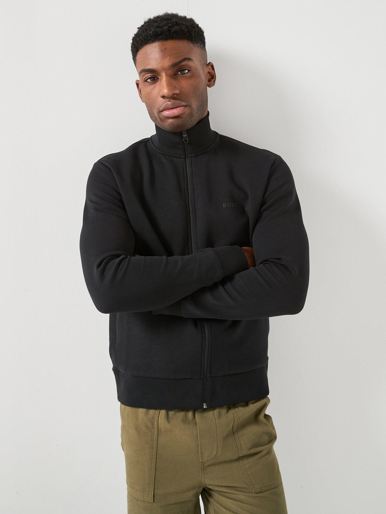 BOSS Skaz Full Zip Sweatshirt - Black
